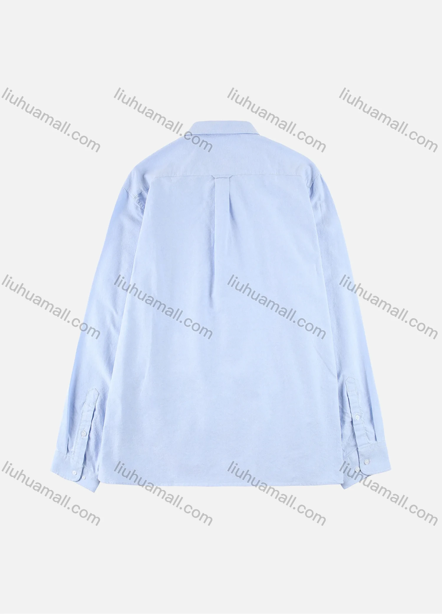 Wholesale Men's Plain 100% Cotton Patch Pocket Casual Shirt - Liuhuamall