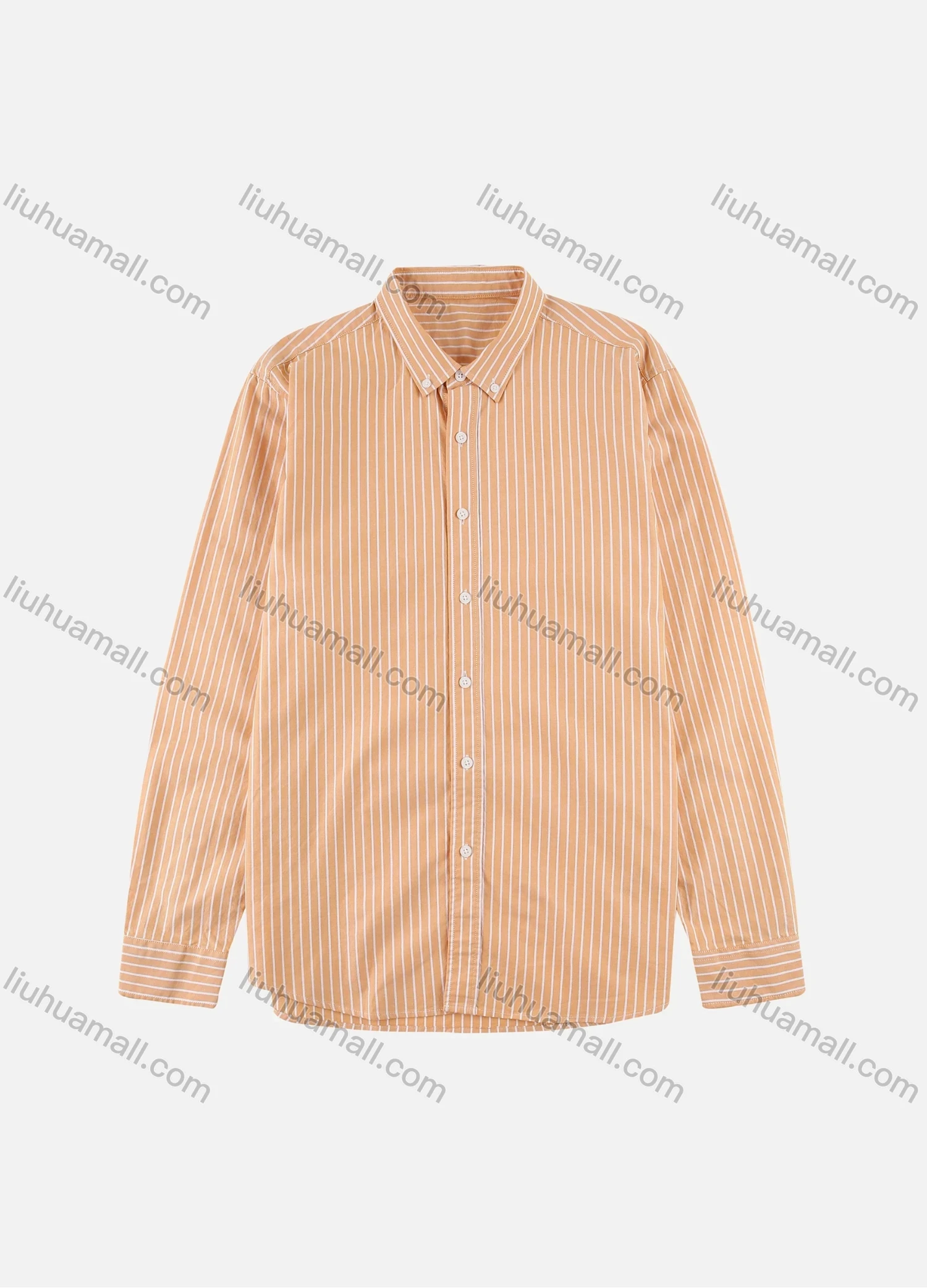 Wholesale Men's 100% Cottn Striped Print Casual Shirt - Liuhuamall