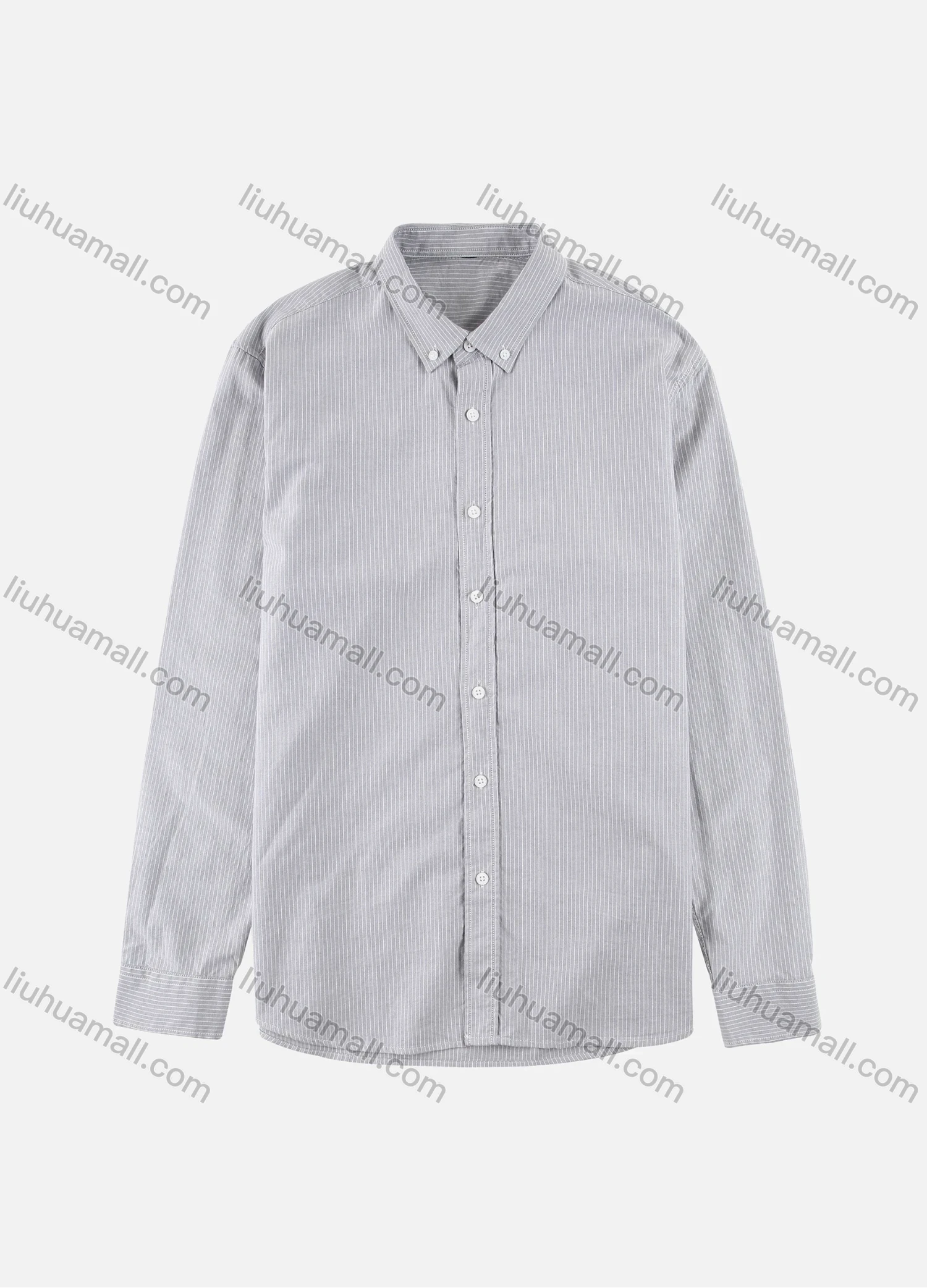 Wholesale Men's 100% Cottn Striped Print Casual Shirt - Liuhuamall