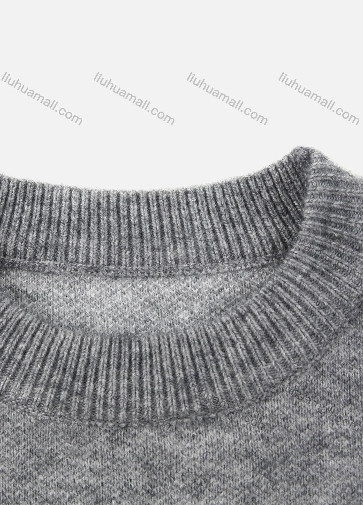 Wholesale Men's Landscape Pattern Round Neck Long Sleeve Thermal Sweater - Liuhuamall