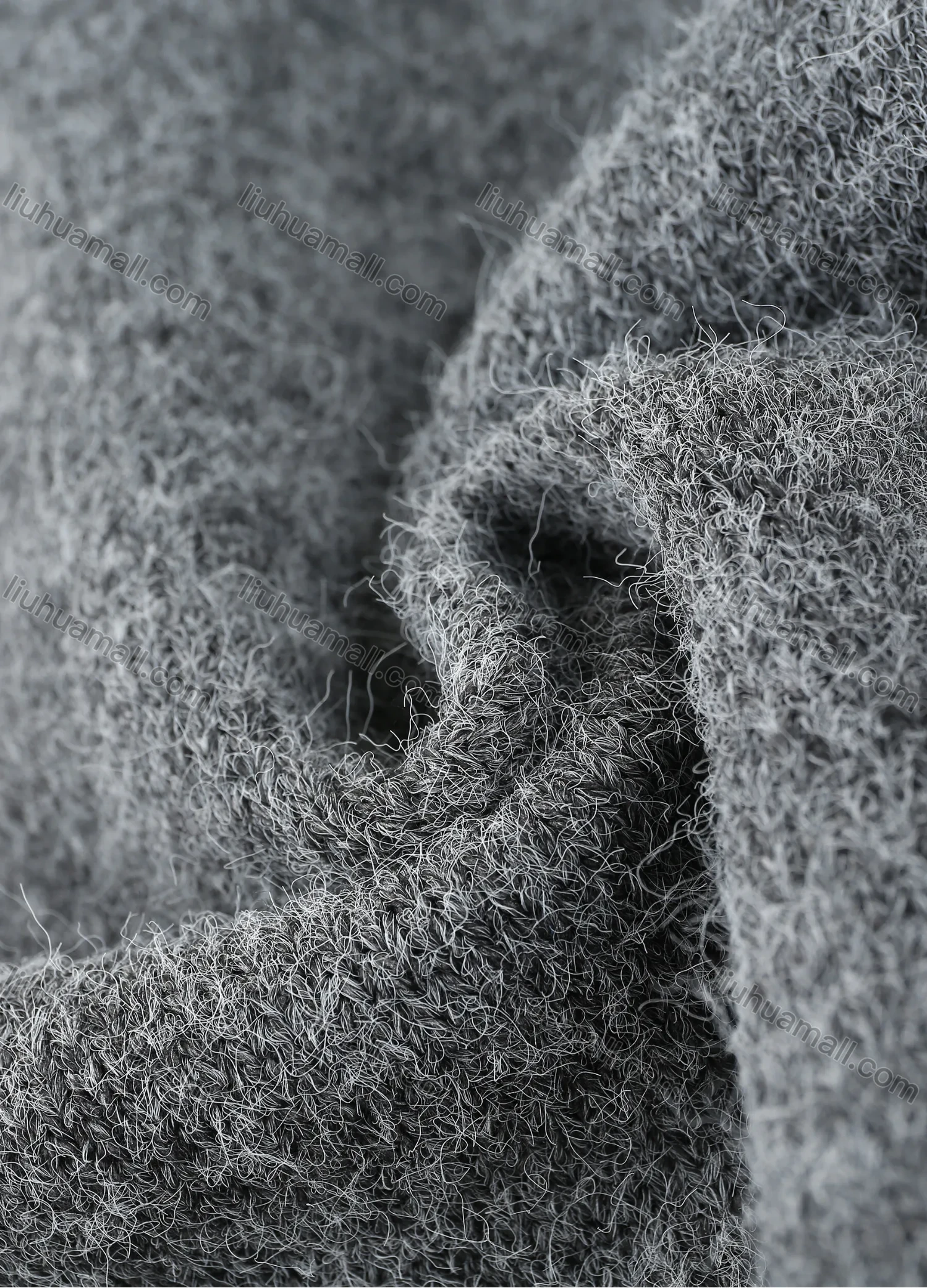 Wholesale Men's Casual Plain High Neck Drop Shoulder Long Sleeve Turtleneck Knit Sweater - Liuhuamall