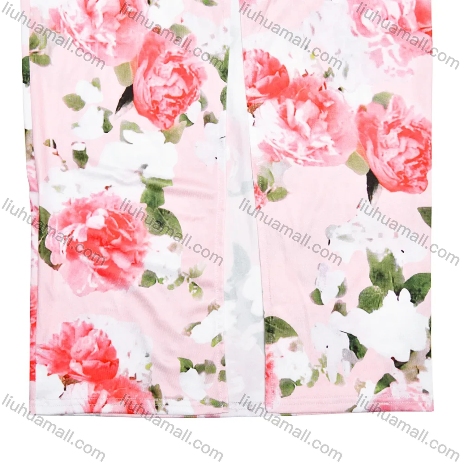 Wholesale Women's Elegant Spaghetti Strap Allover Floral Print Splicing Maxi Cami Dress - Liuhuamall