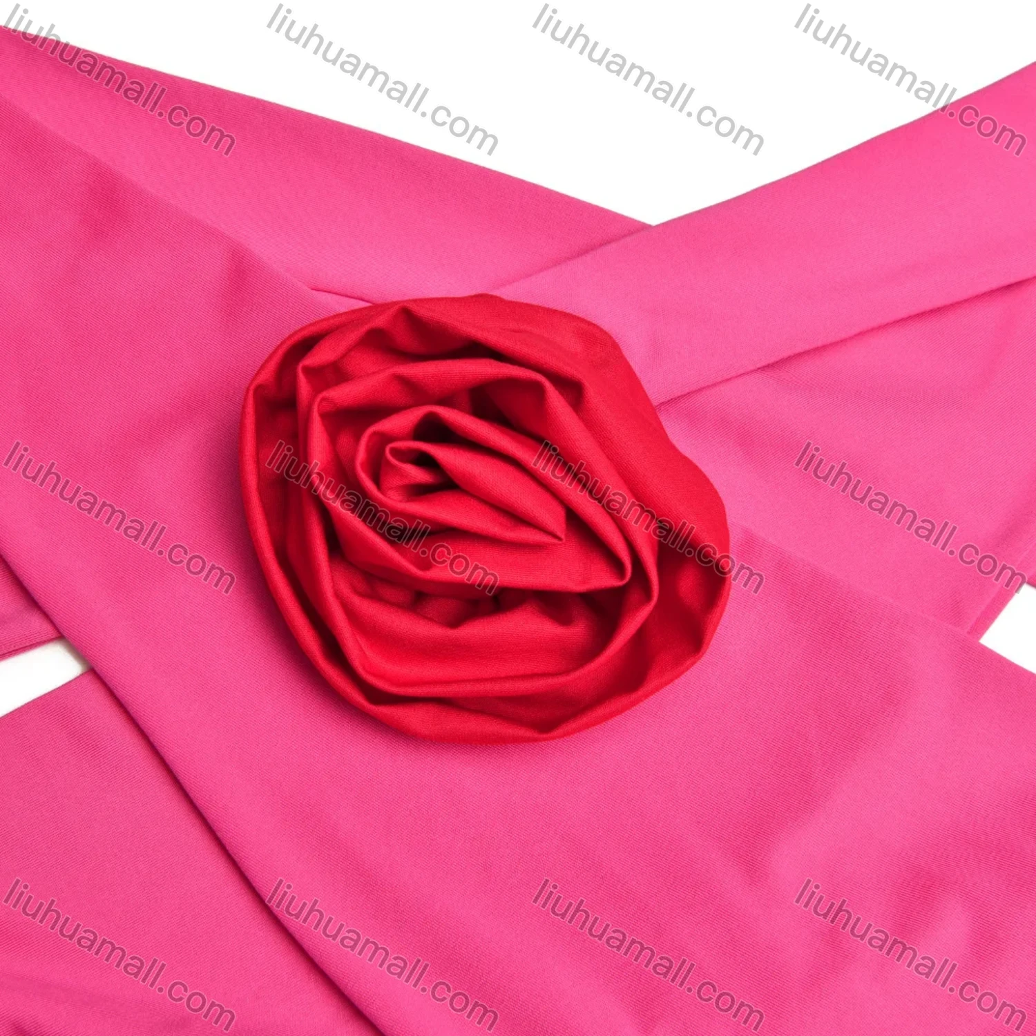 Wholesale Women's Sexy Halter Open Back 3D Floral Wrap Cut Out Maxi Evening Dress - Liuhuamall