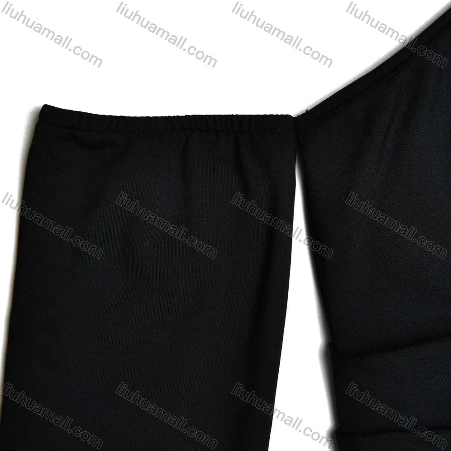 Wholesale Women's Elegant One Shoulder Long Sleeve Split Thign Floor Length Evening Dress - Liuhuamall