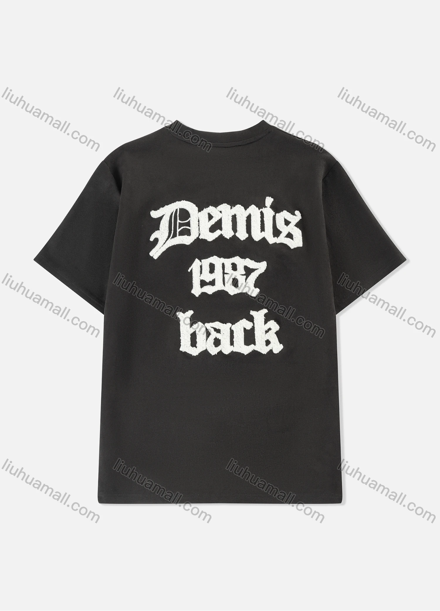 Wholesale Men's Casual Letter Print Short Sleeve T-Shirts & Drawstring Patch Pocket Shorts 2 Piece Set - Liuhuamall