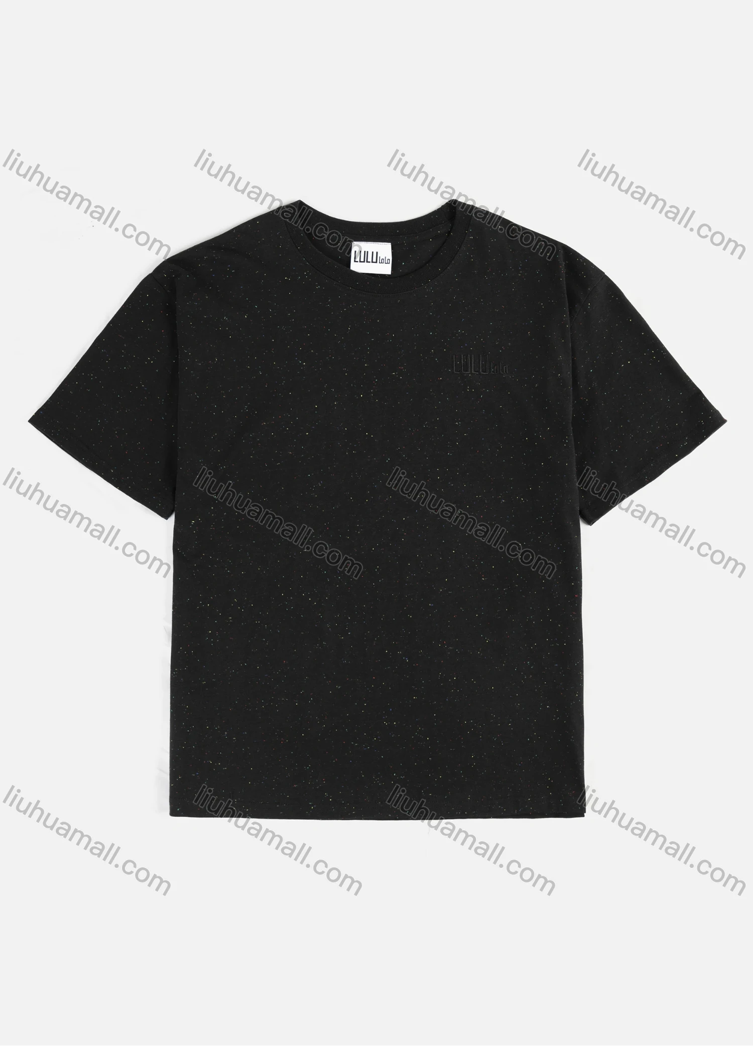 Wholesale Men's Fashion 100%Cotton Allover Colored Dot Print Round Neck Short Sleeve T-shirts A111# - Liuhuamall