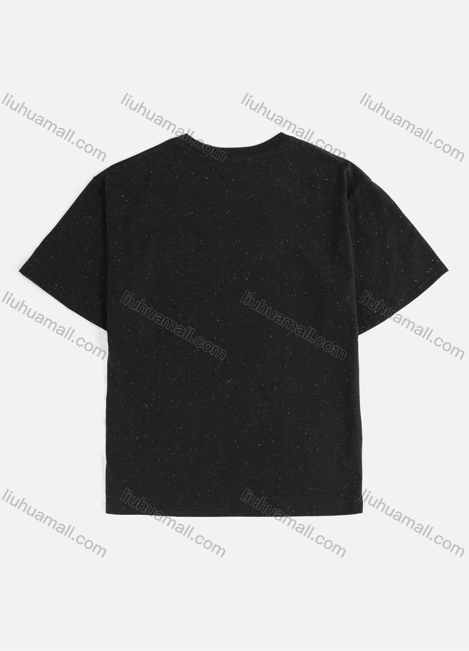 Wholesale Men's Fashion 100%Cotton Allover Colored Dot Print Round Neck Short Sleeve T-shirts A111# - Liuhuamall