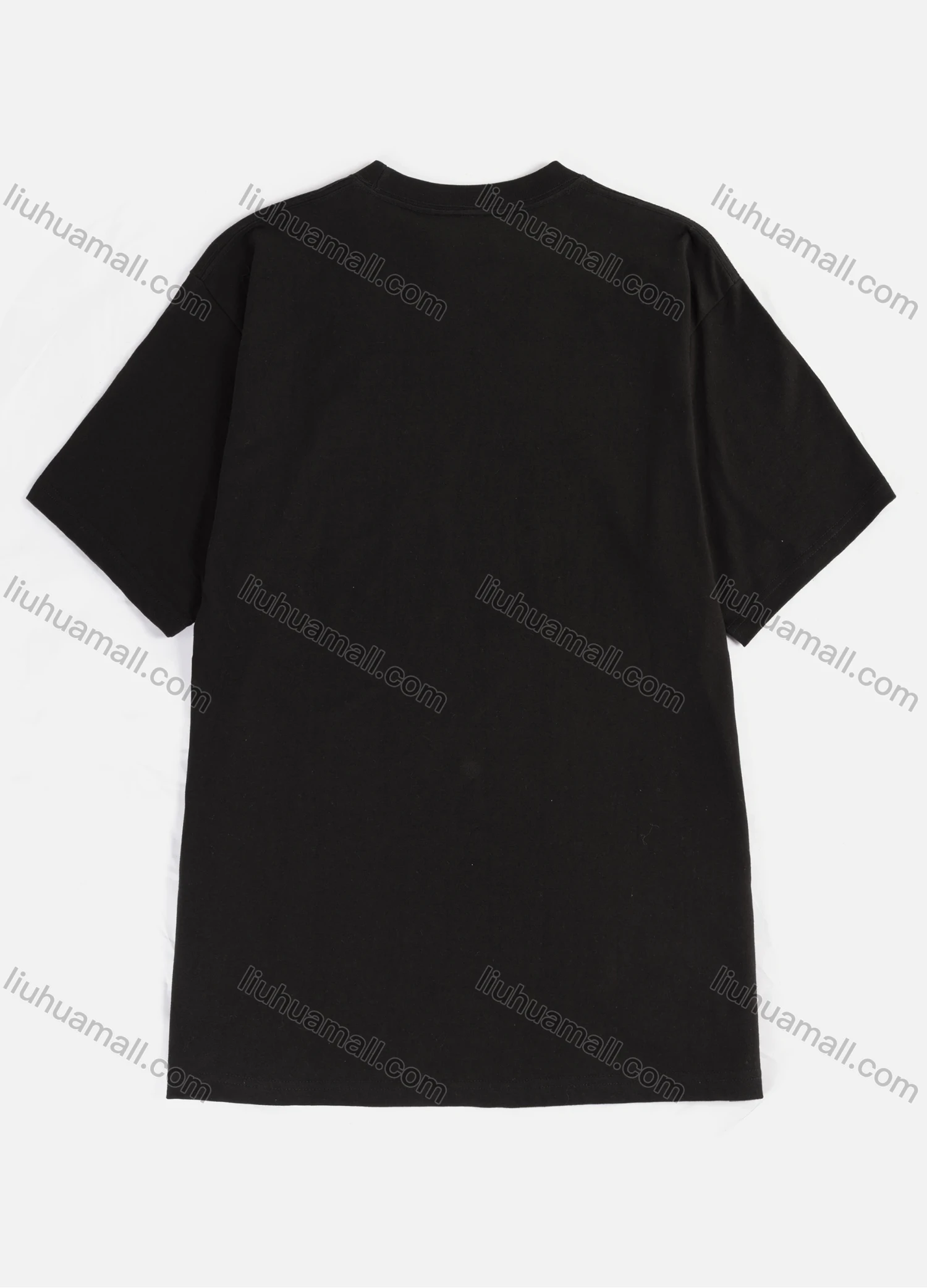 Wholesale Men's Casual 100%Cotton Letter Label Round Neck Short Sleeve T-shirts A115# - Liuhuamall