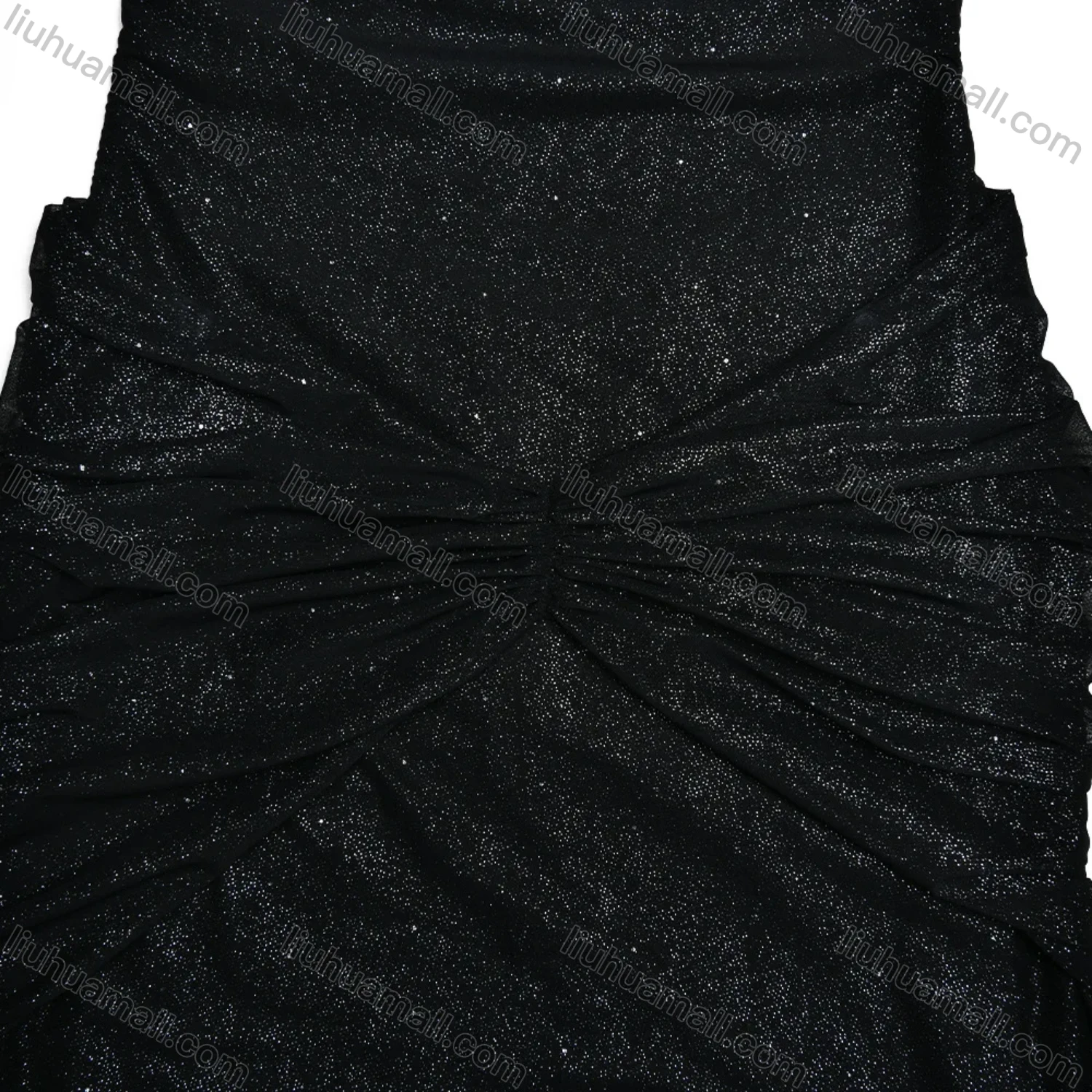 Wholesale Women's Sexy Strapless Ruched Floor Length Evening Dress - Liuhuamall