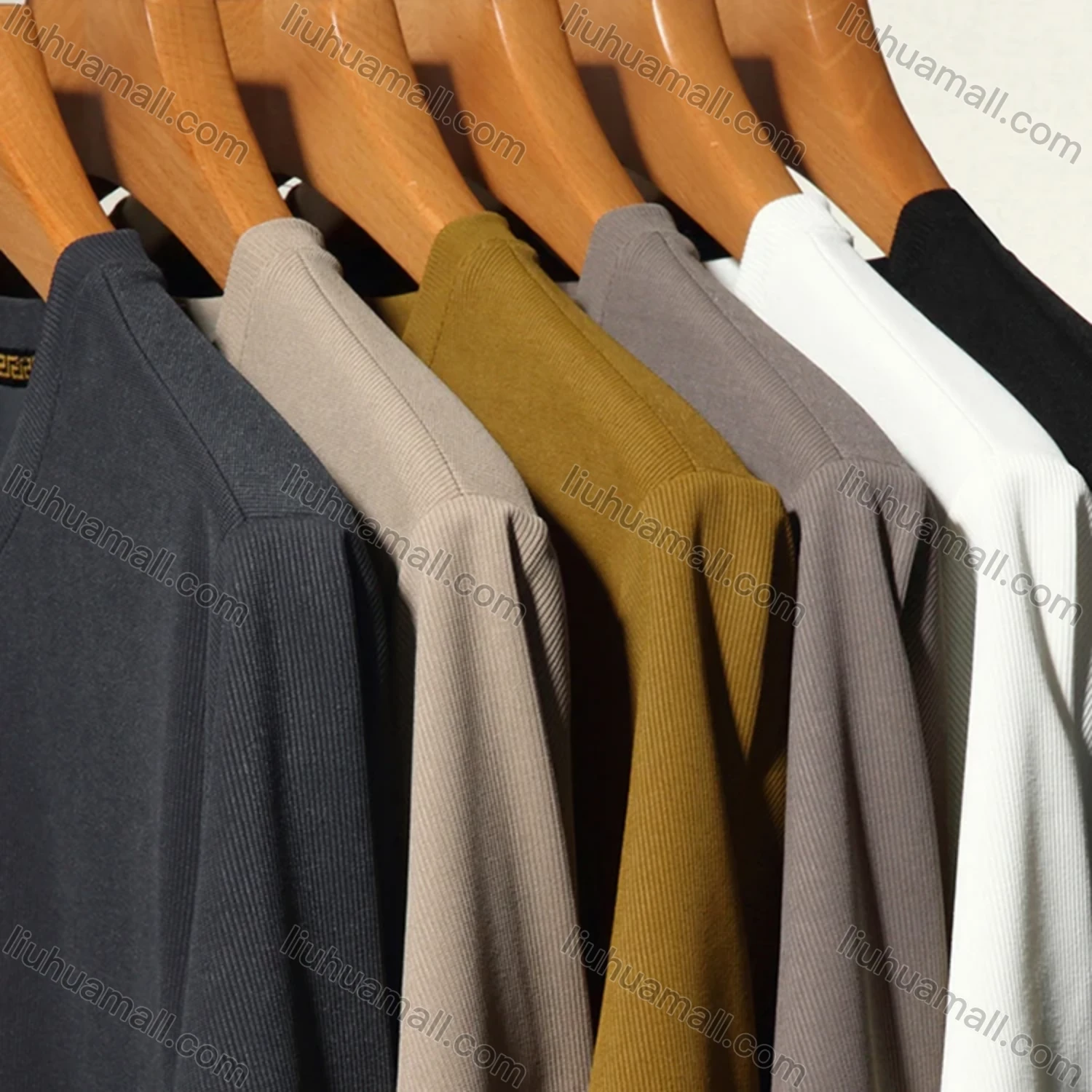 Wholesale Men's Basics Crew Neck Short Sleeve Plain Breathable T-shirts 81176# - Liuhuamall