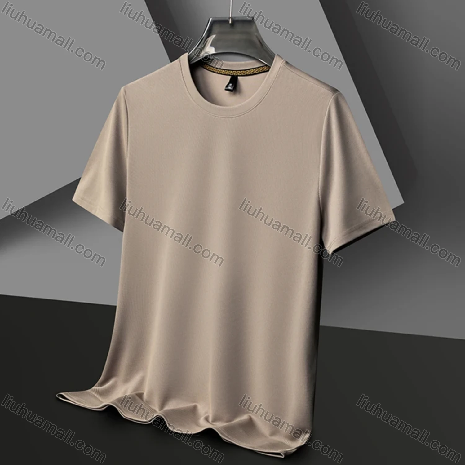 Wholesale Men's Basics Crew Neck Short Sleeve Plain Breathable T-shirts 81176# - Liuhuamall