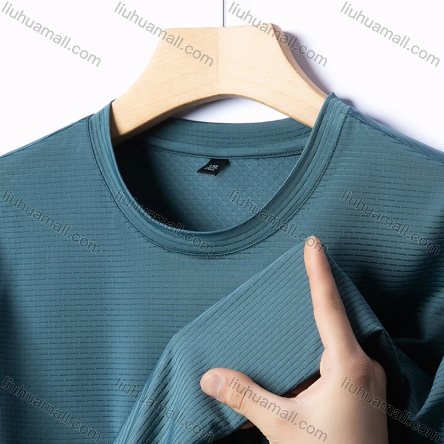 Wholesale Men's Sporty Basics Crew Neck Short Sleeve Plain Quick Dry Breathable T-shirts 88138# - Liuhuamall