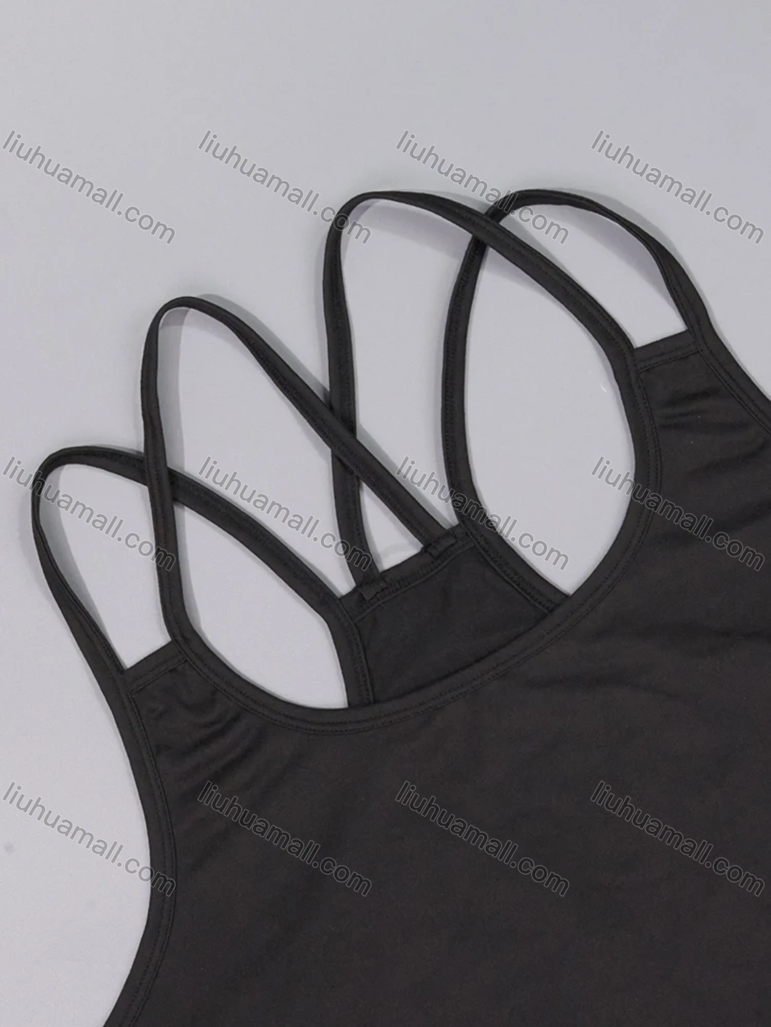 Wholesale Women's Lounge Milk Silk Plain Double Spaghetti Straps Cami Tops & Polka Dot Print Shorts Pajamas Sets DM2207# - Liuhuamall