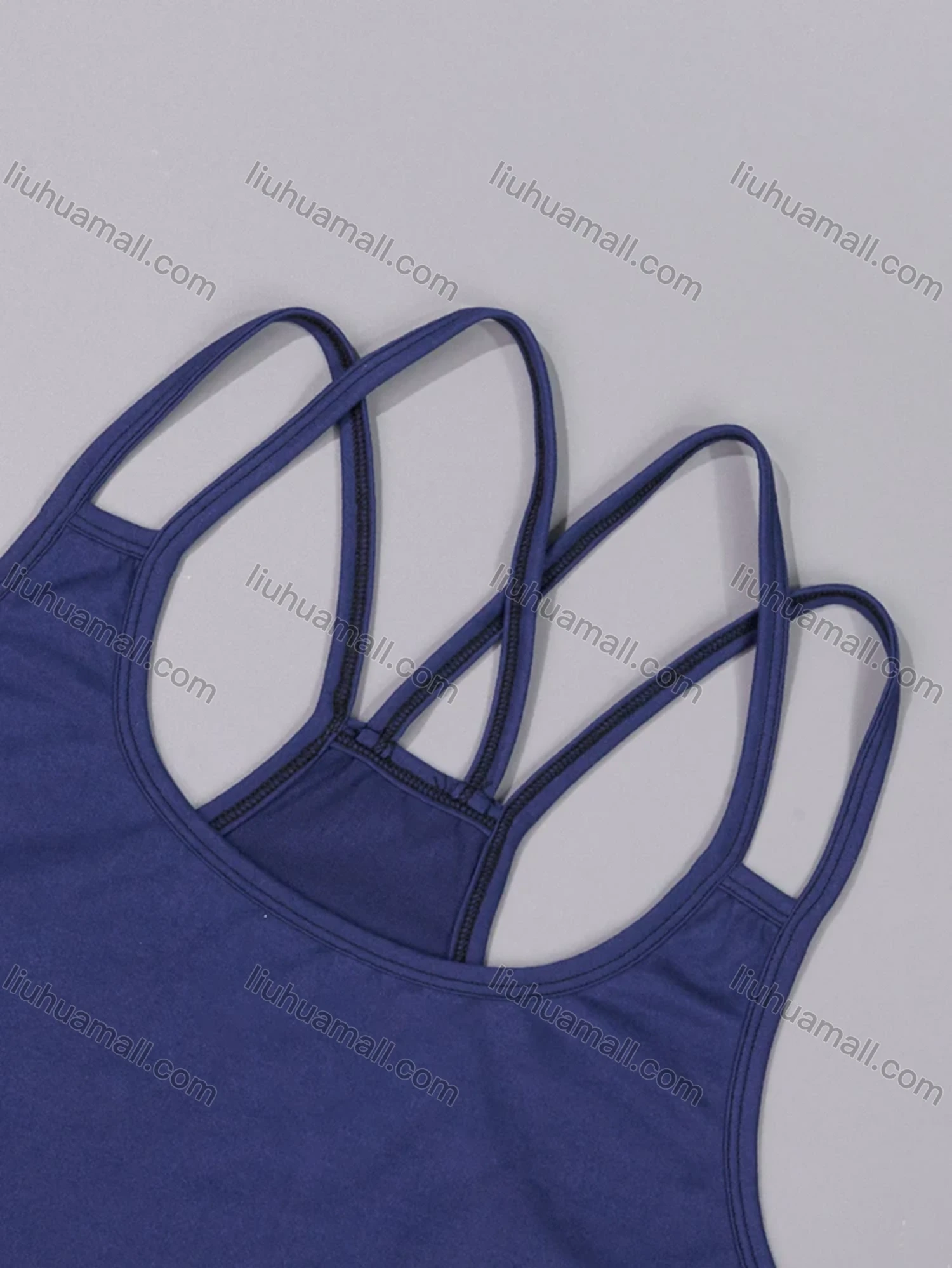 Wholesale Women's Milk Silk Plain Double Spaghetti Straps Cami Tops & Floral Print Shorts Pajamas Sets DM2207-01# - Liuhuamall