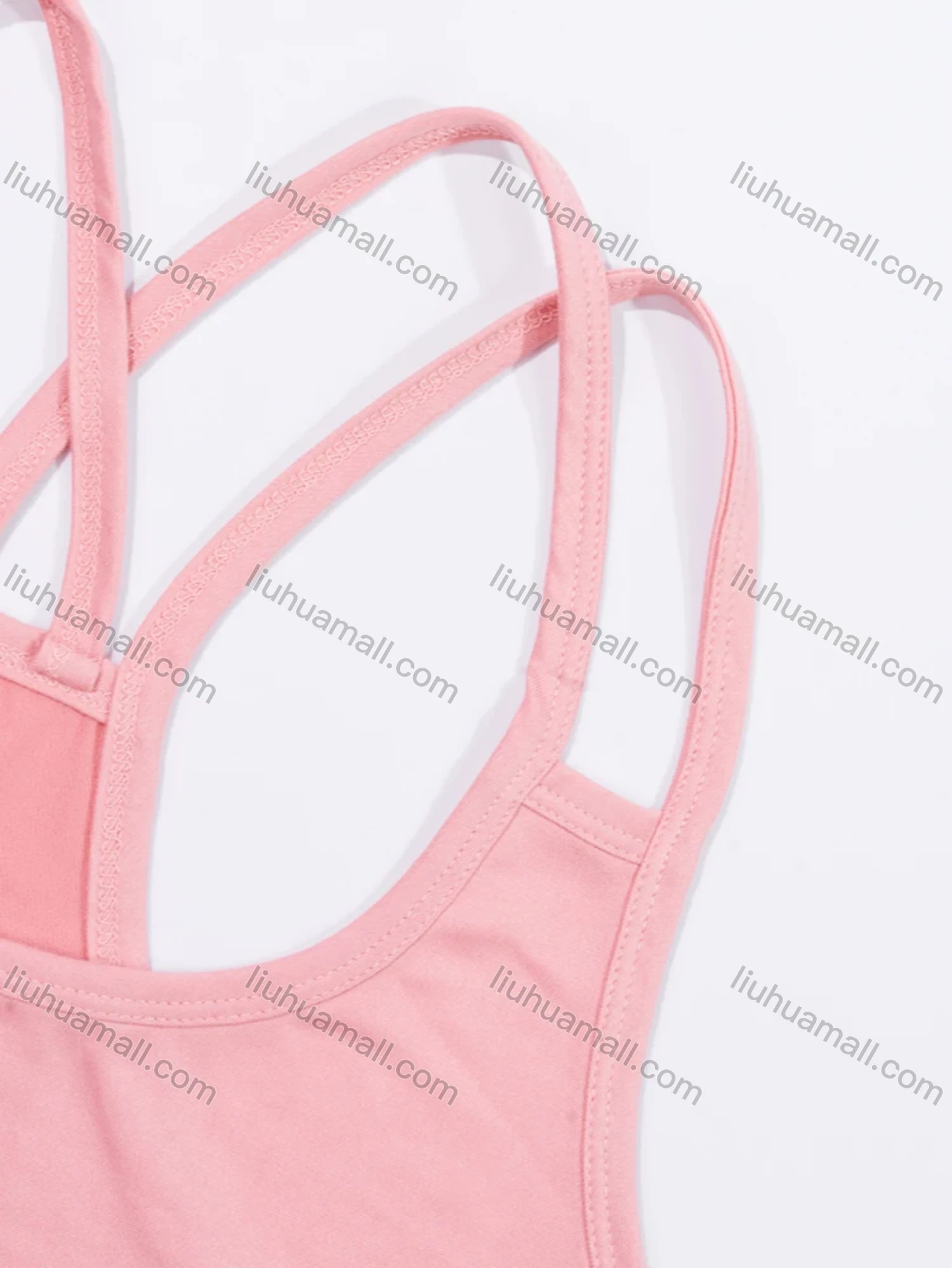 Wholesale Women's Lounge Milk Silk Plain Double Spaghetti Straps Tops & Floral Print Shorts Pajamas Sets DM2207-02# - Liuhuamall