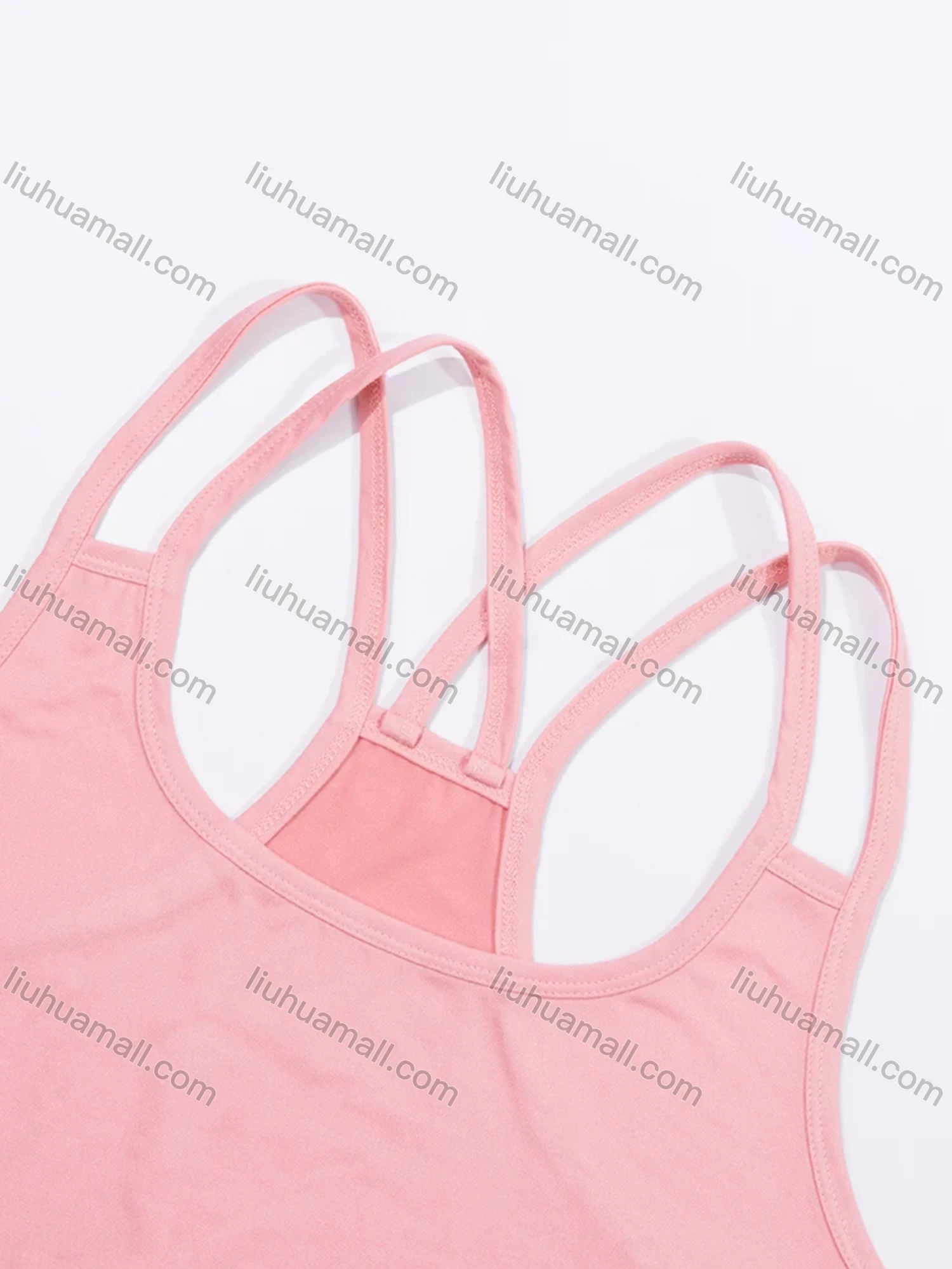 Wholesale Women's Lounge Milk Silk Plain Double Spaghetti Straps Tops & Floral Print Shorts Pajamas Sets DM2207-02# - Liuhuamall