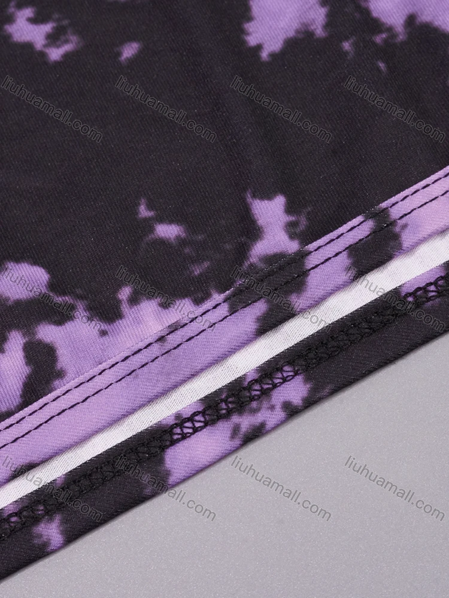 Wholesale Women's Lounge Milk Silk Tie Dye Double Spaghetti Straps Cami Tops & Shorts Pajamas Sets DM2206# - Liuhuamall