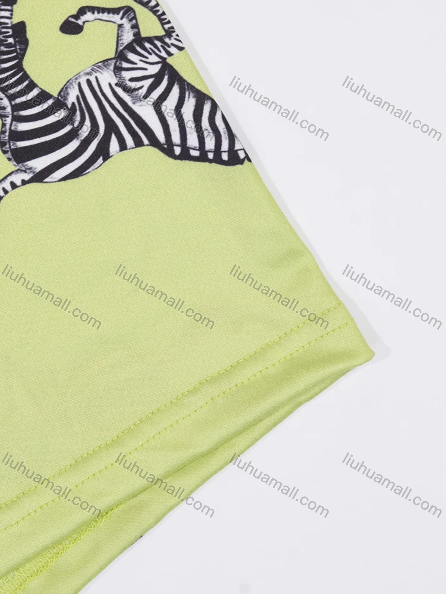 Wholesale Women's Lounge Milk Silk Allover Zebra Print Ruched Cami Tops & Shorts Pajamas Sets DM2121-02# - Liuhuamall