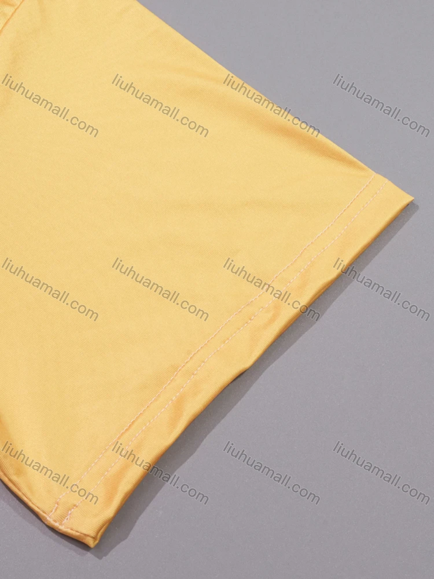 Wholesale Women's Milk Silk Pin Dot Print Splicing Short Sleeve Crew Neck Lounge Midi Nightdress DM1317# - Liuhuamall