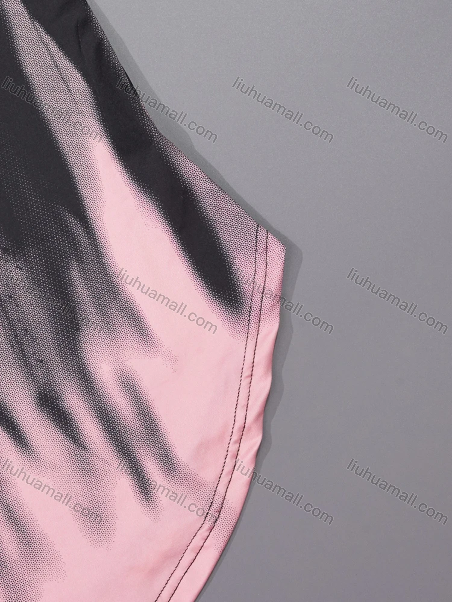 Wholesale Women's Milk Silk Butterfly Heart Gradient Crew Neck Curved Hem Lounge Tank Short Nightgown DM1205-02# - Liuhuamall