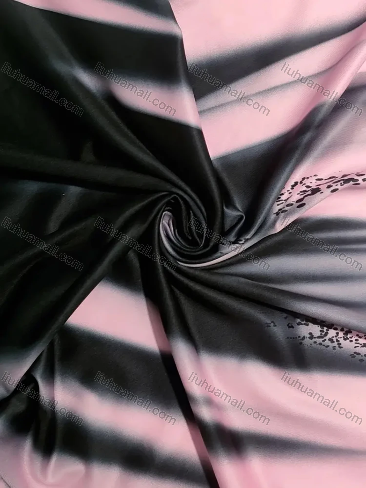 Wholesale Women's Milk Silk Butterfly Heart Gradient Crew Neck Curved Hem Lounge Tank Short Nightgown DM1205-02# - Liuhuamall