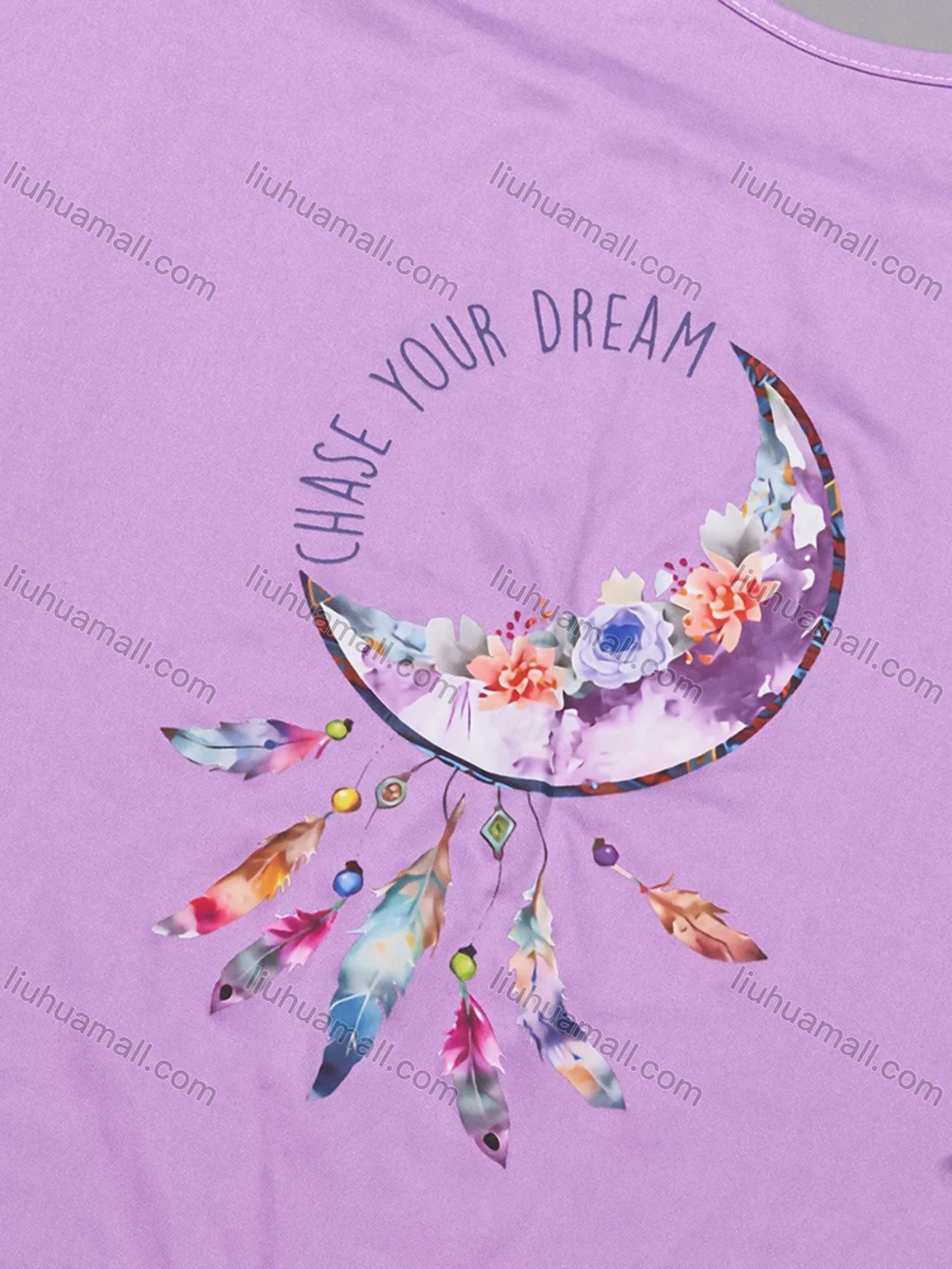 Wholesale Women's Comfy Milk Silk Graphic Letter Print Lettuce Trim Cami Lounge Short Nightdress DM1102-04# - Liuhuamall