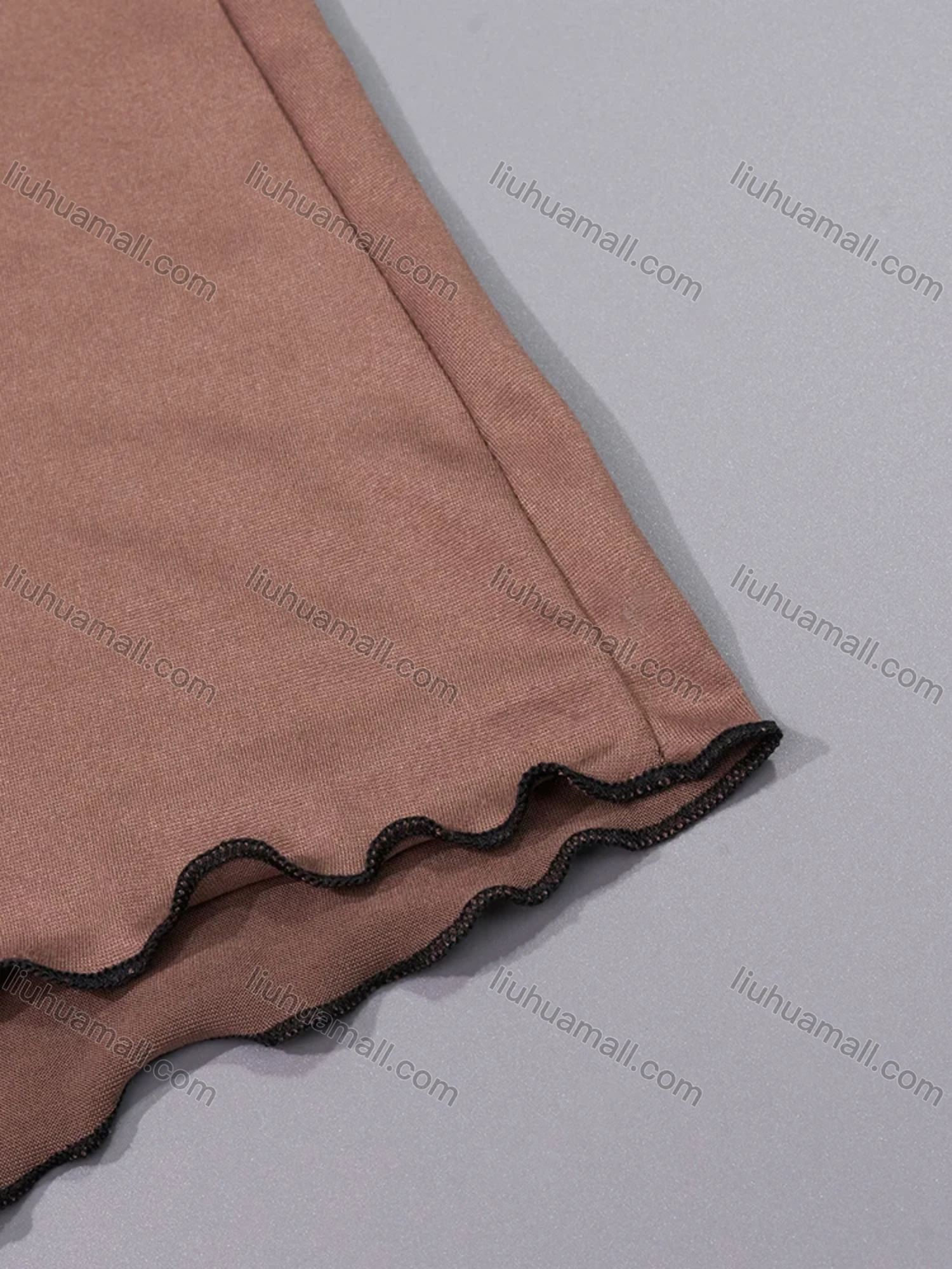 Wholesale Women's Comfy Milk Silk Graphic Letter Print Lettuce Trim Cami Lounge Short Nightdress DM1102-05# - Liuhuamall