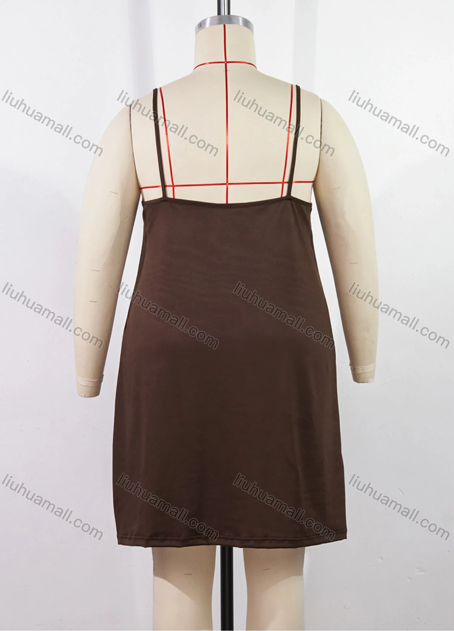 Wholesale Women's Milk Silk Plain Spaghetti Strap Ruched Cami Lounge Short Nightdress DM113# - Liuhuamall