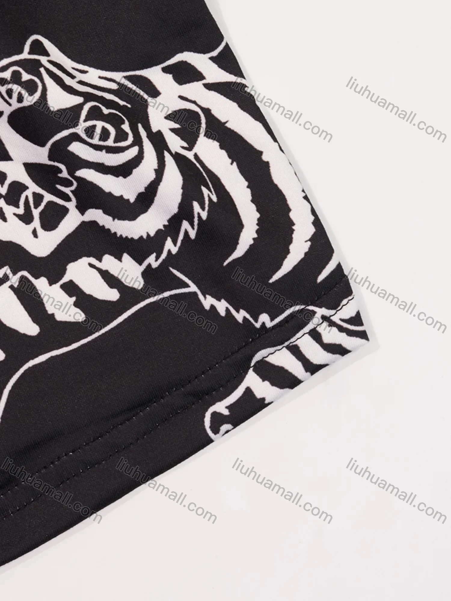 Wholesale Women's Lounge Milk Silk Tiger Print Ruched Cami Top & Pant & Long Sleeve Cardigan 3 Piece Sets With Belt DM31004-01# - Liuhuamall