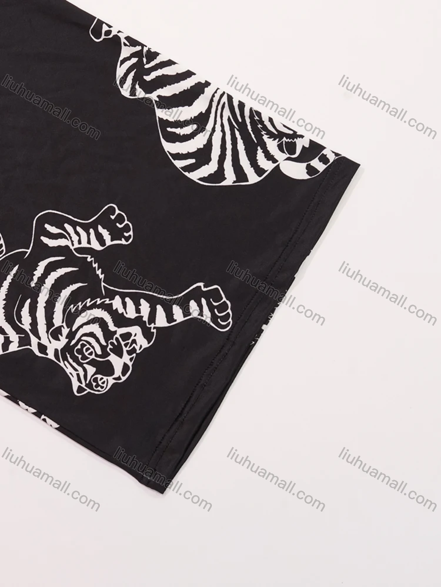 Wholesale Women's Lounge Milk Silk Tiger Print Ruched Cami Top & Pant & Long Sleeve Cardigan 3 Piece Sets With Belt DM31004-01# - Liuhuamall