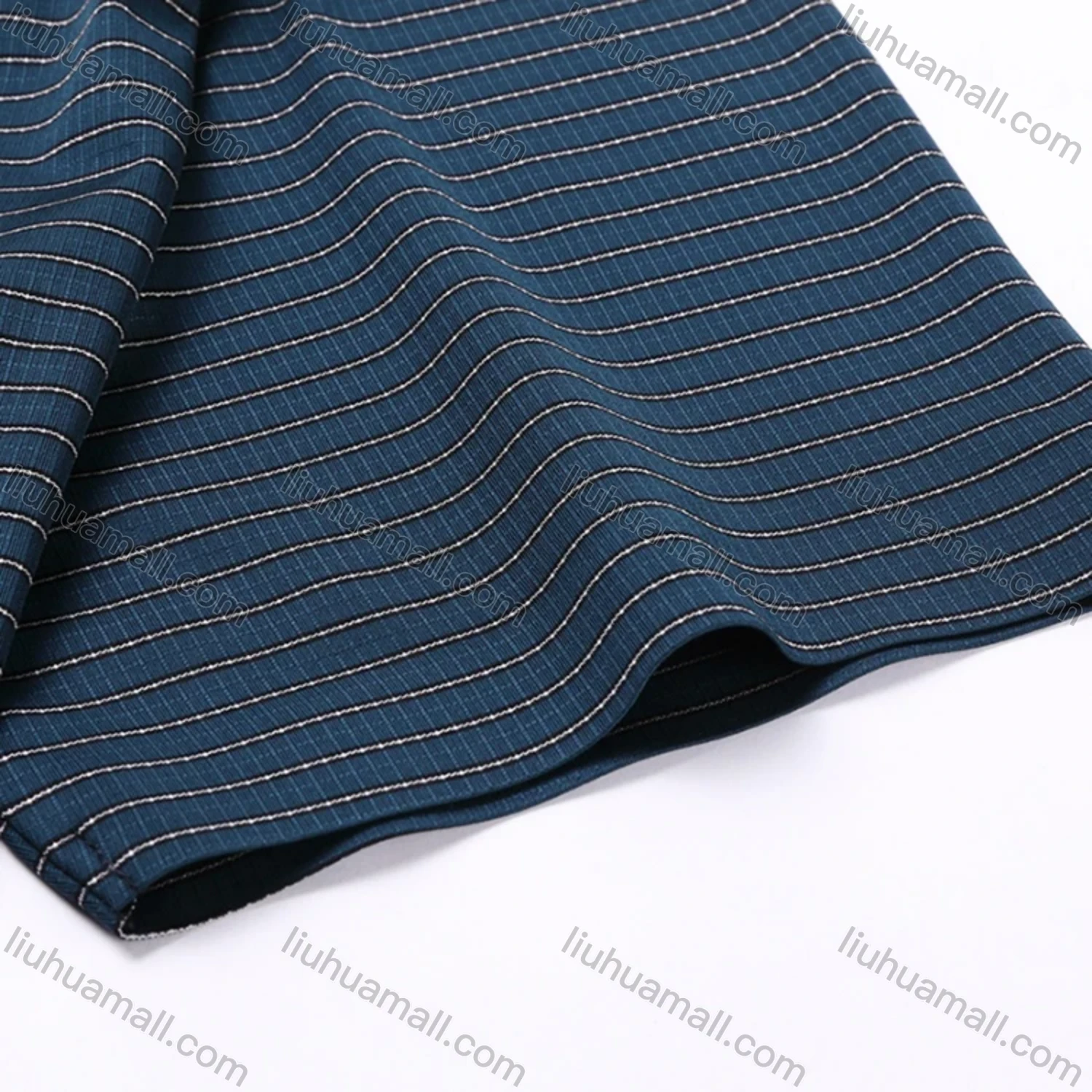 Wholesale Men's Casual Striped Short Sleeve Polo Shirt T1930# - Liuhuamall