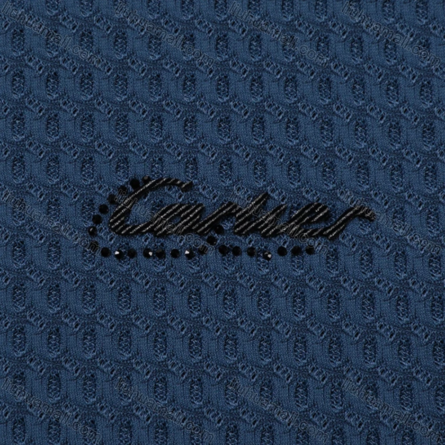 Wholesale Men's Business Plain Texture Label Short Sleeve Breathable Polo Shirt T1230# - Liuhuamall