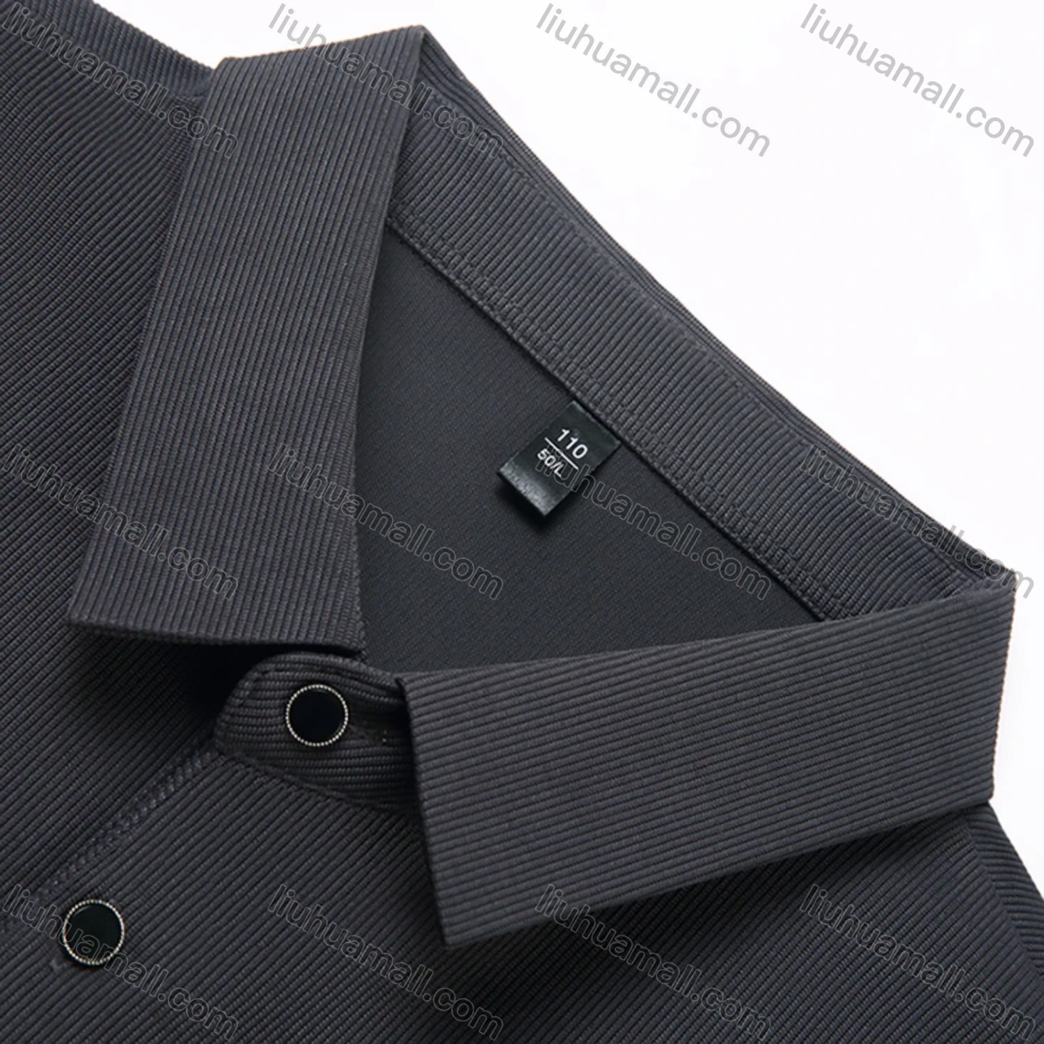 Wholesale Men's Casual Plain Short Sleeve Ice Silk Polo Shirt 81281# - Liuhuamall