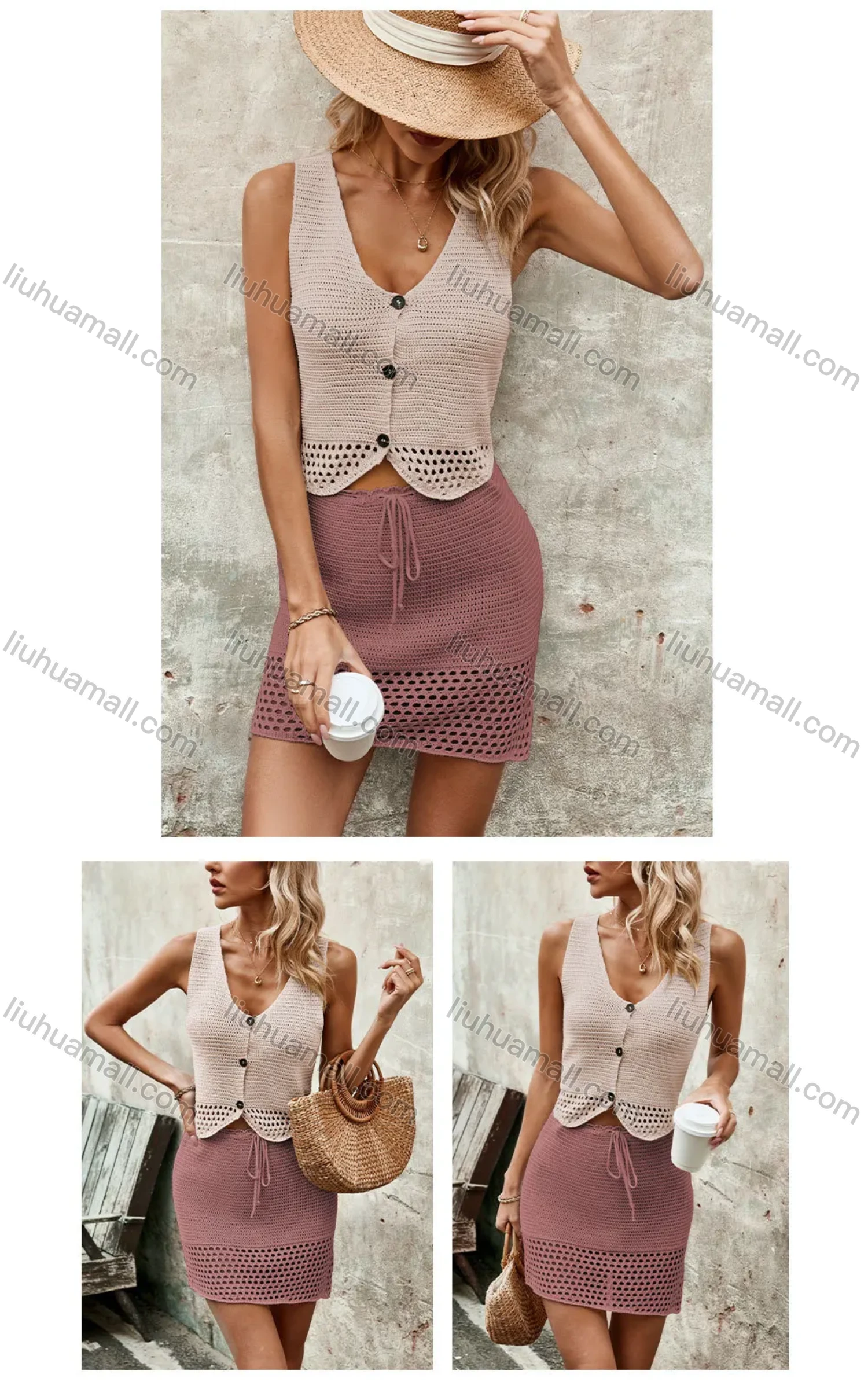 Wholesale Mix & Match Women's Clothing Sets Collection: 6 Styles, MOQ 3 Pieces - Liuhuamall