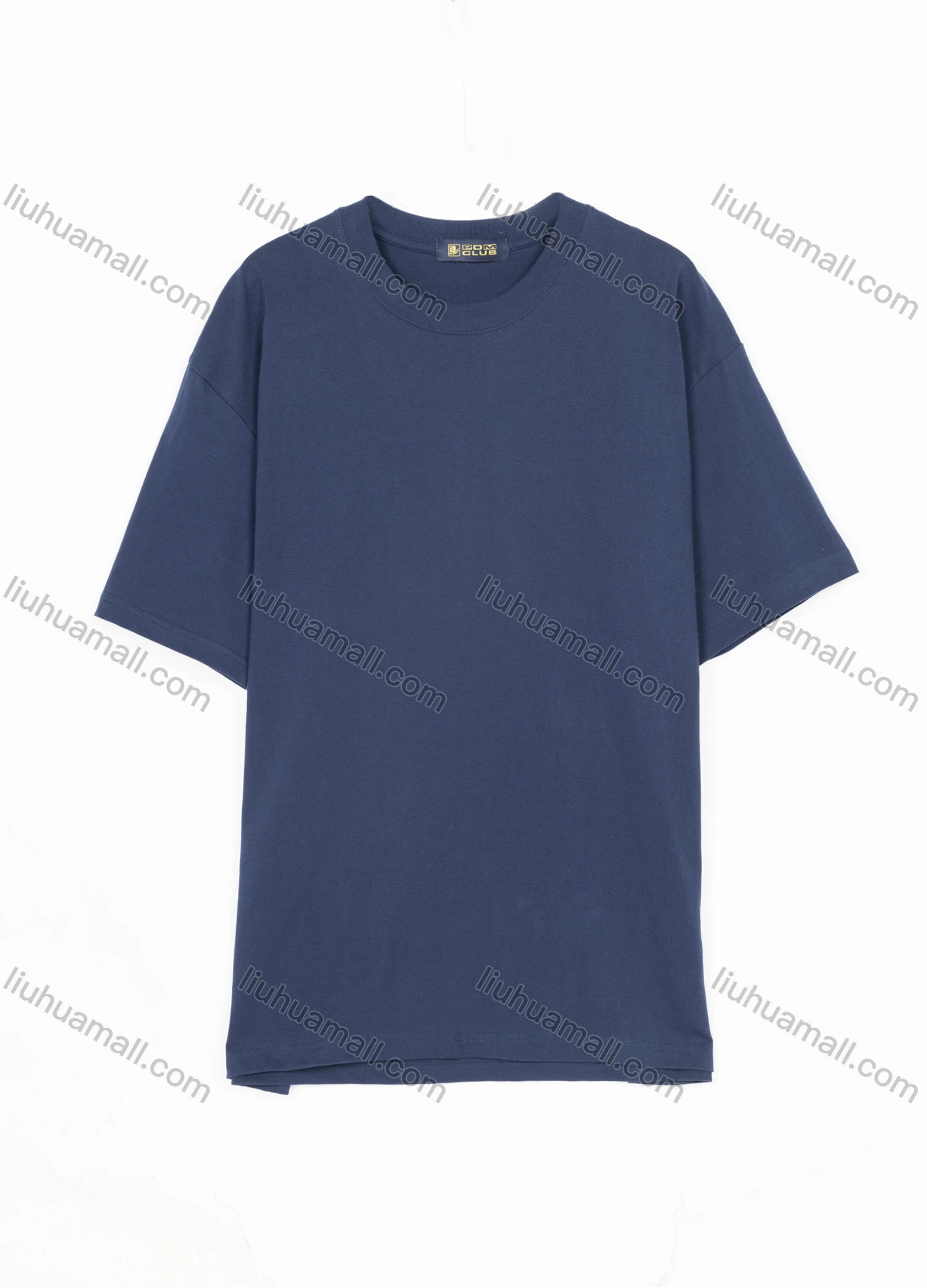 Wholesale Men's Casual Basics 100%Cotton Round Neck Plain Short Sleeve Tee T001# - Liuhuamall