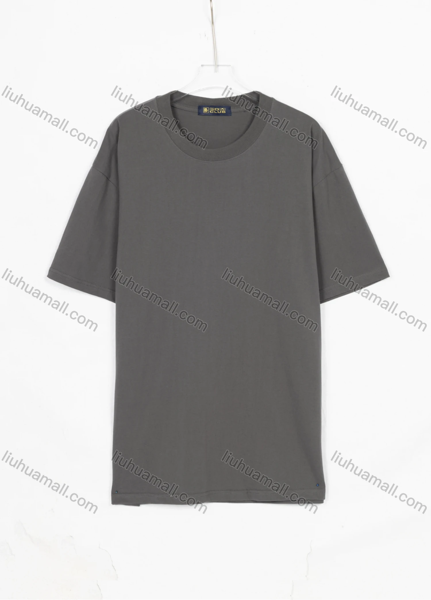 Wholesale Men's 100%Cotton Casual Basics Round Neck Plain Short Sleeve Tee T001# - Liuhuamall