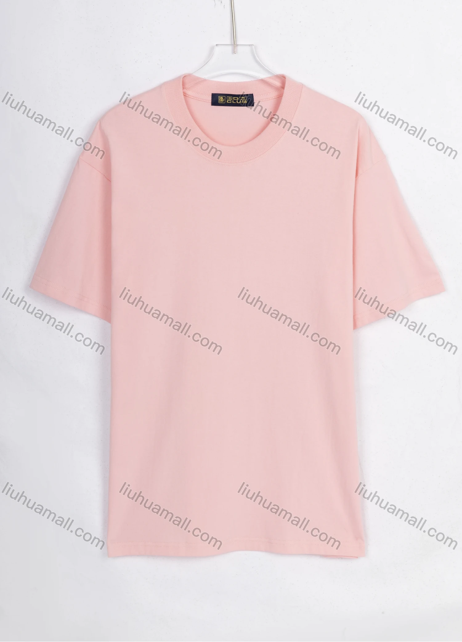 Wholesale Unisex 100%Cotton Classic Round Neck Plain Short Sleeve Tee T001# - Liuhuamall