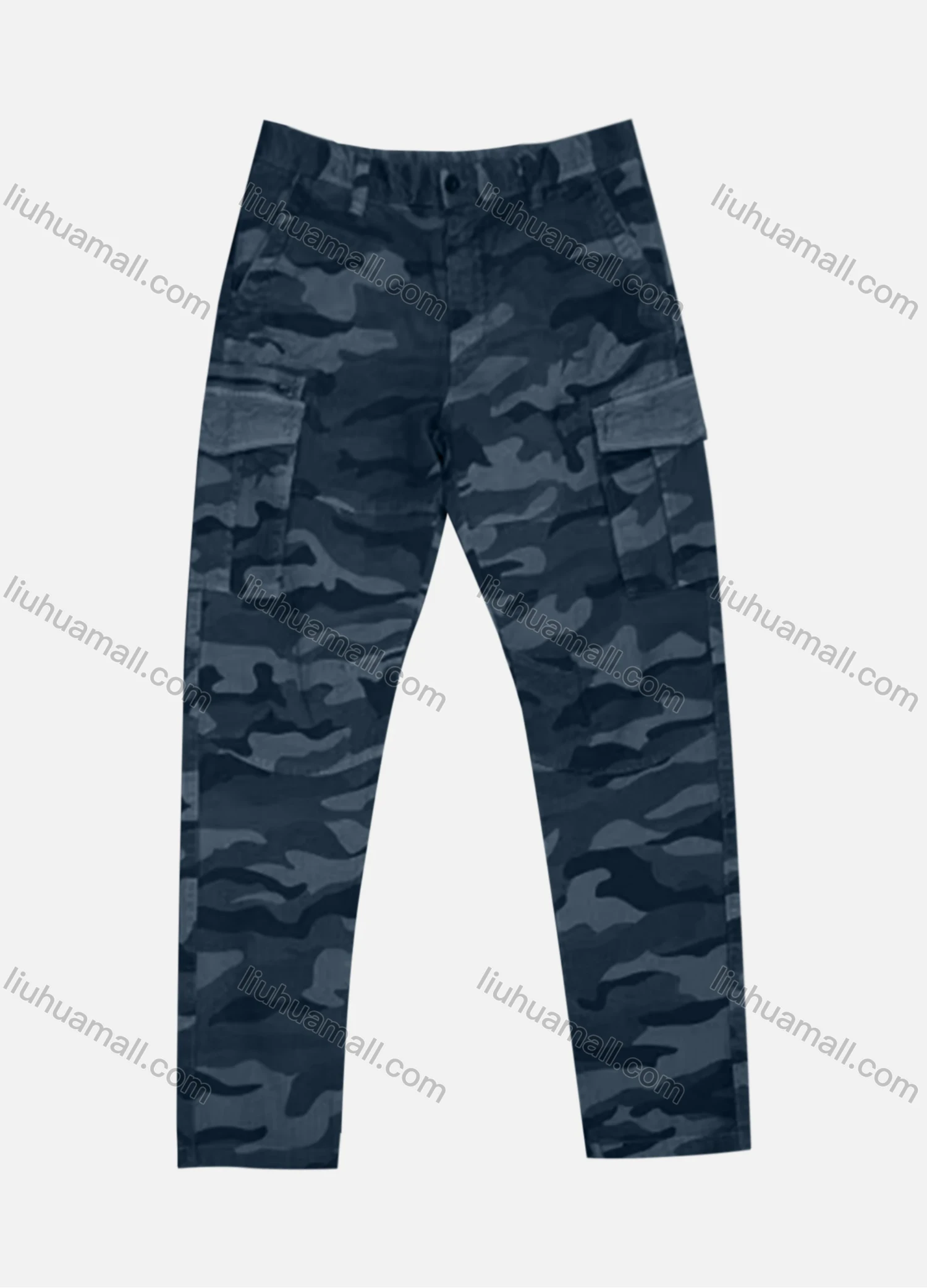 Wholesale Men's Casual Flap Pockets Camouflage Cargo Pant AK7368# - Liuhuamall