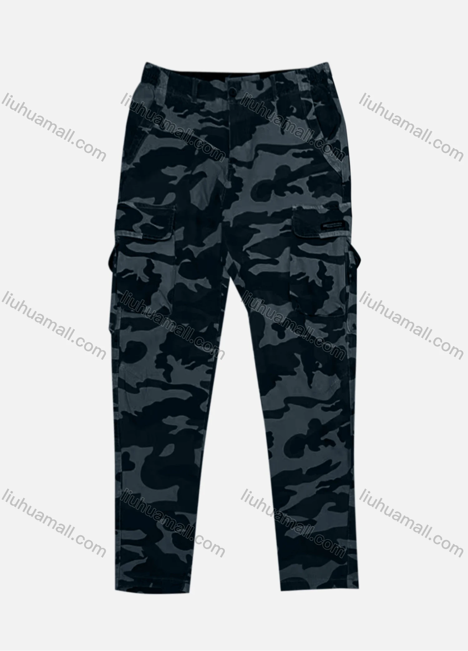 Wholesale Men's Casual Flap Pockets Camouflage Cargo Pant B7362# - Liuhuamall