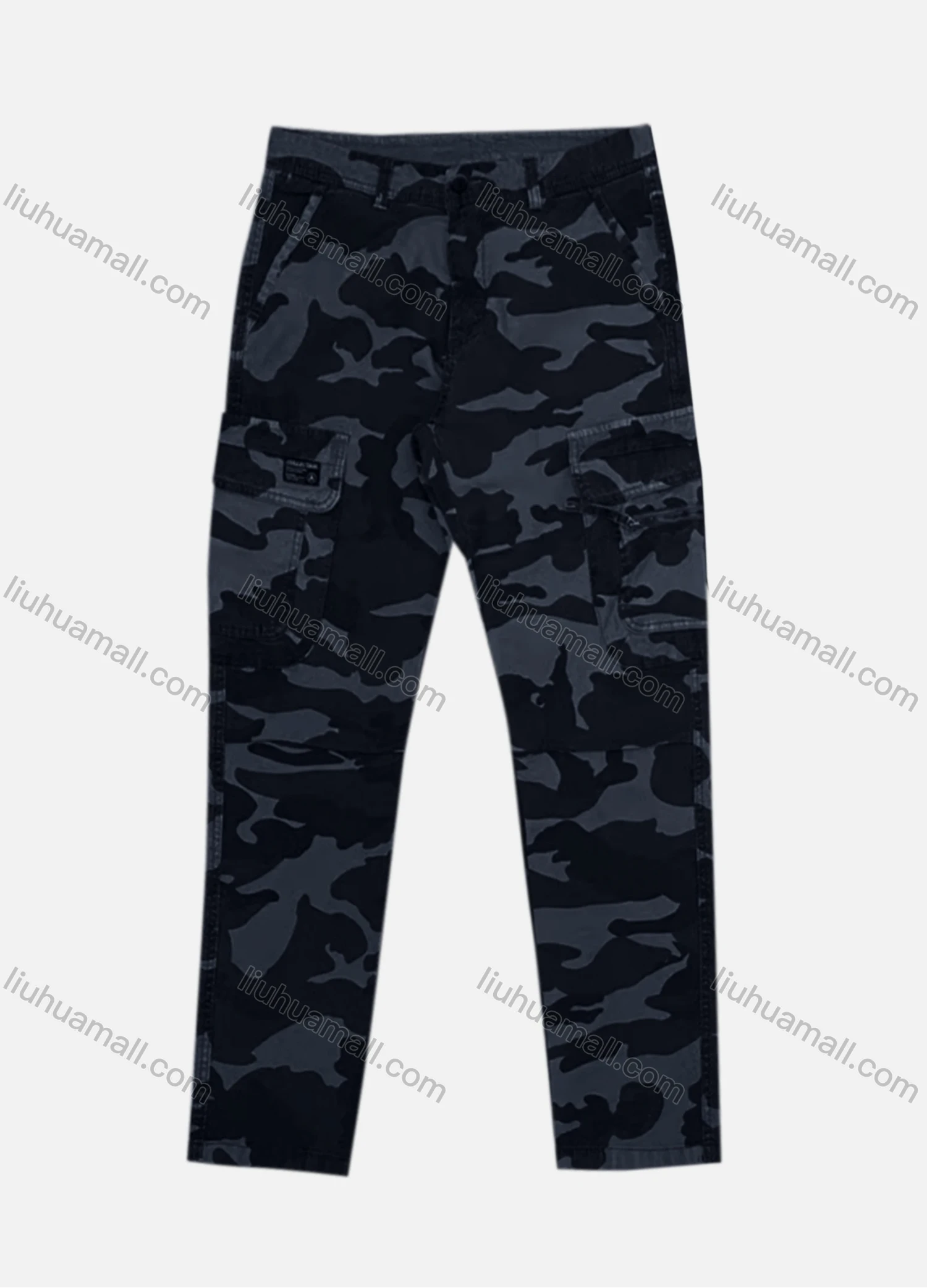 Wholesale Men's Casual Flap Pockets Camouflage Cargo Pant B7382# - Liuhuamall
