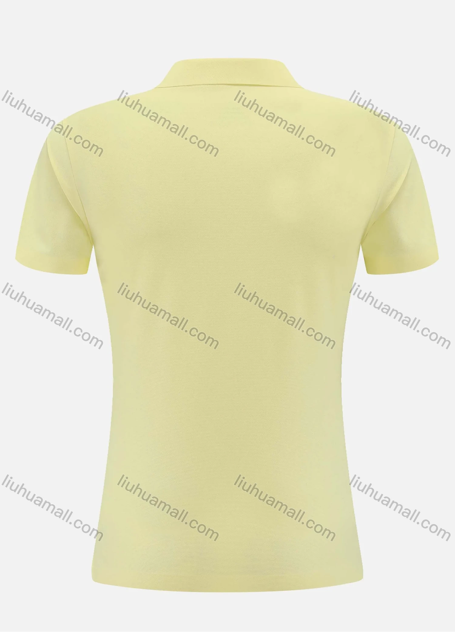 Wholesale Women's Plain Casual Short Sleeve Basics Polo Shirt 302# - Liuhuamall