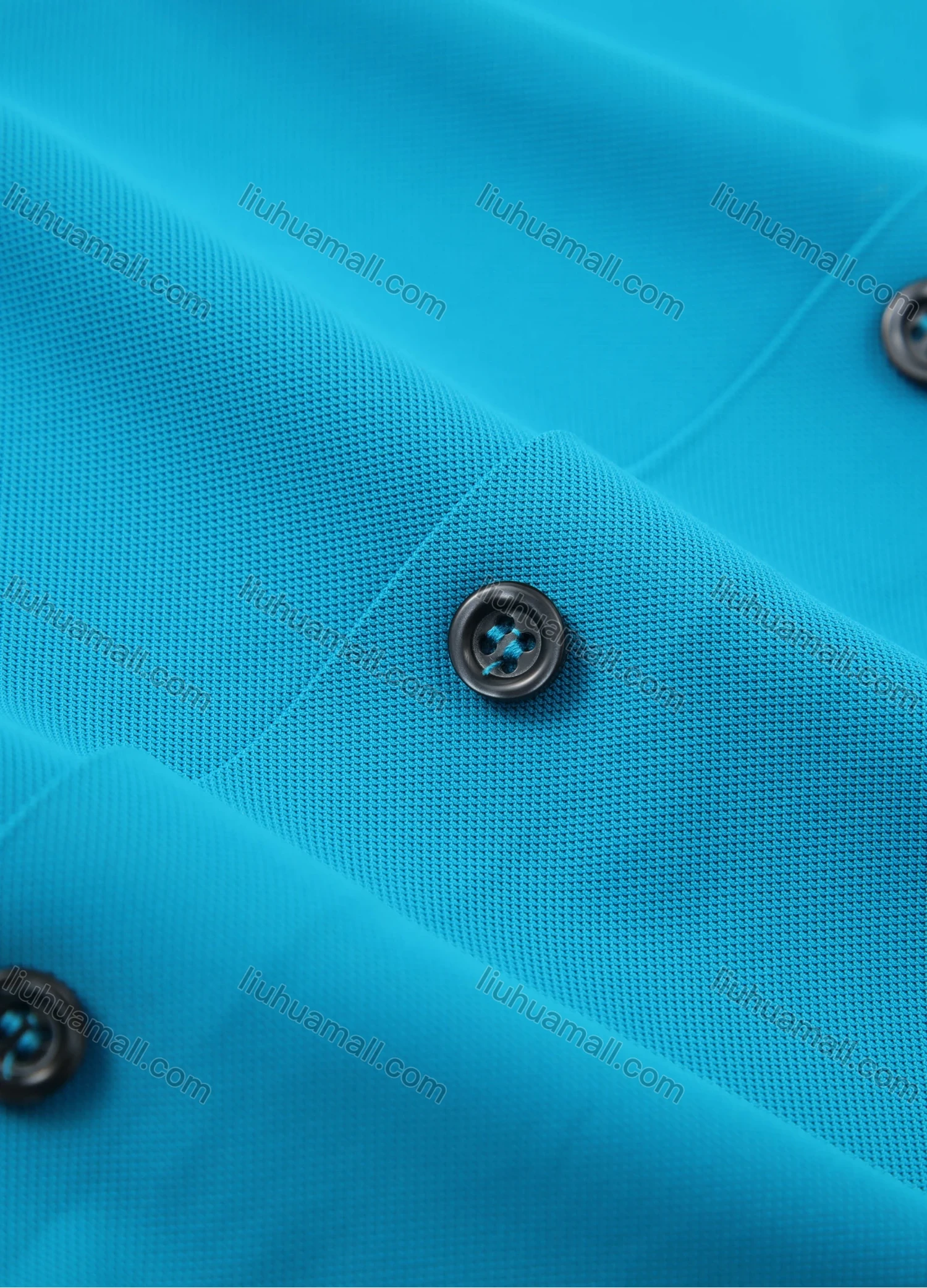 Wholesale Men's Casual Plain Collared Short Sleeve Button Down Basics Shirt 319# - Liuhuamall