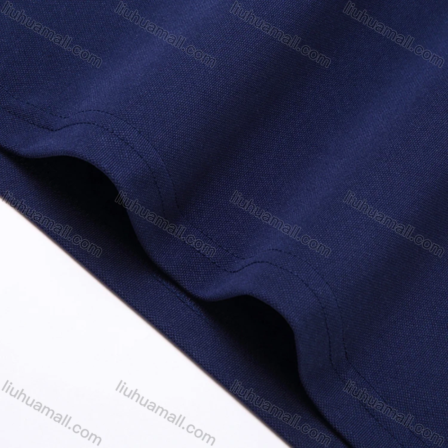 Wholesale Men's Casual Plain Striped Trim Long Sleeve Slim Fit Polo Shirt 6611# - Liuhuamall