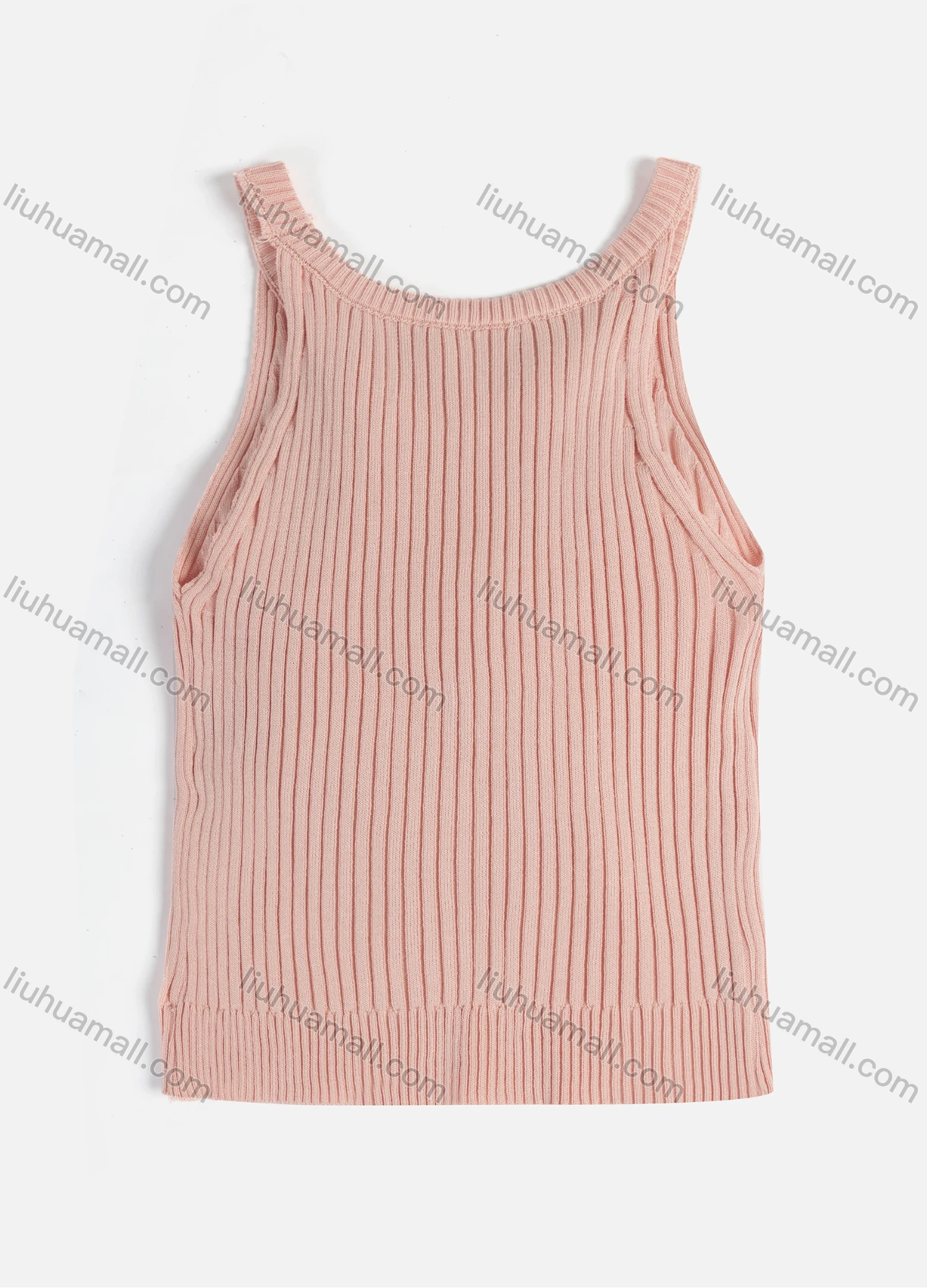 Wholesale Women's Casual Rib Knit 3D-Floral Tank Top 2430# - Liuhuamall