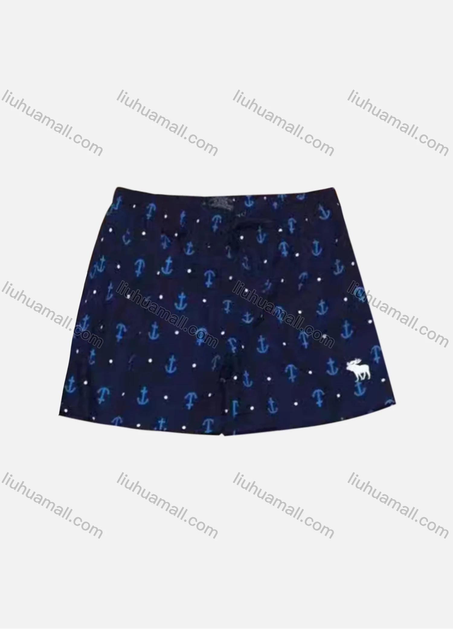 Wholesale Men's Vacation Allover Print Pin Dot Drawstring Beach Shorts 28SH06# - Liuhuamall