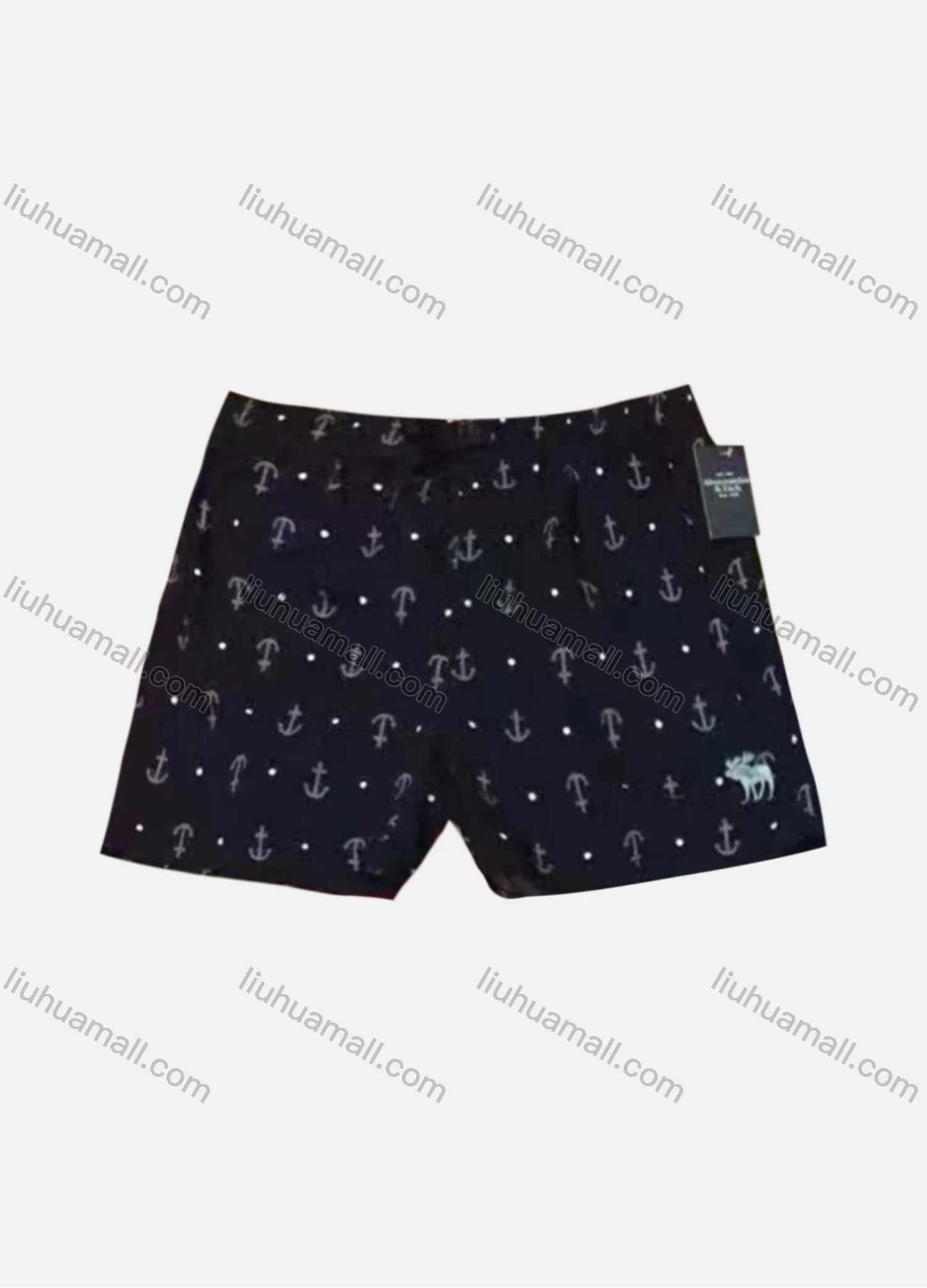 Wholesale Men's Vacation Allover Print Pin Dot Drawstring Beach Shorts 28SH06# - Liuhuamall