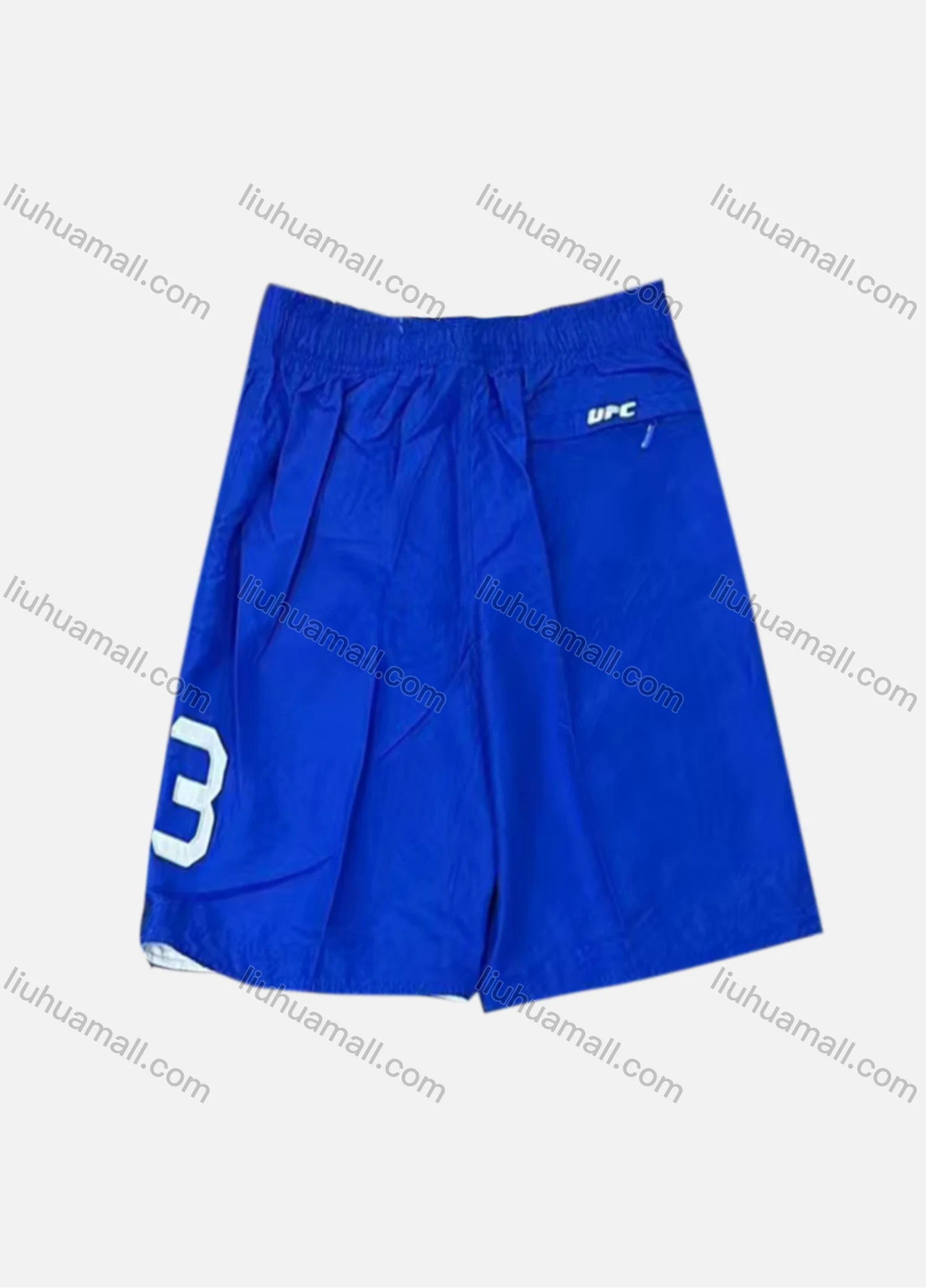 Wholesale Men's Casual Letter Print Drawstring Patch Pocket Elastic Waist Shorts 207# - Liuhuamall