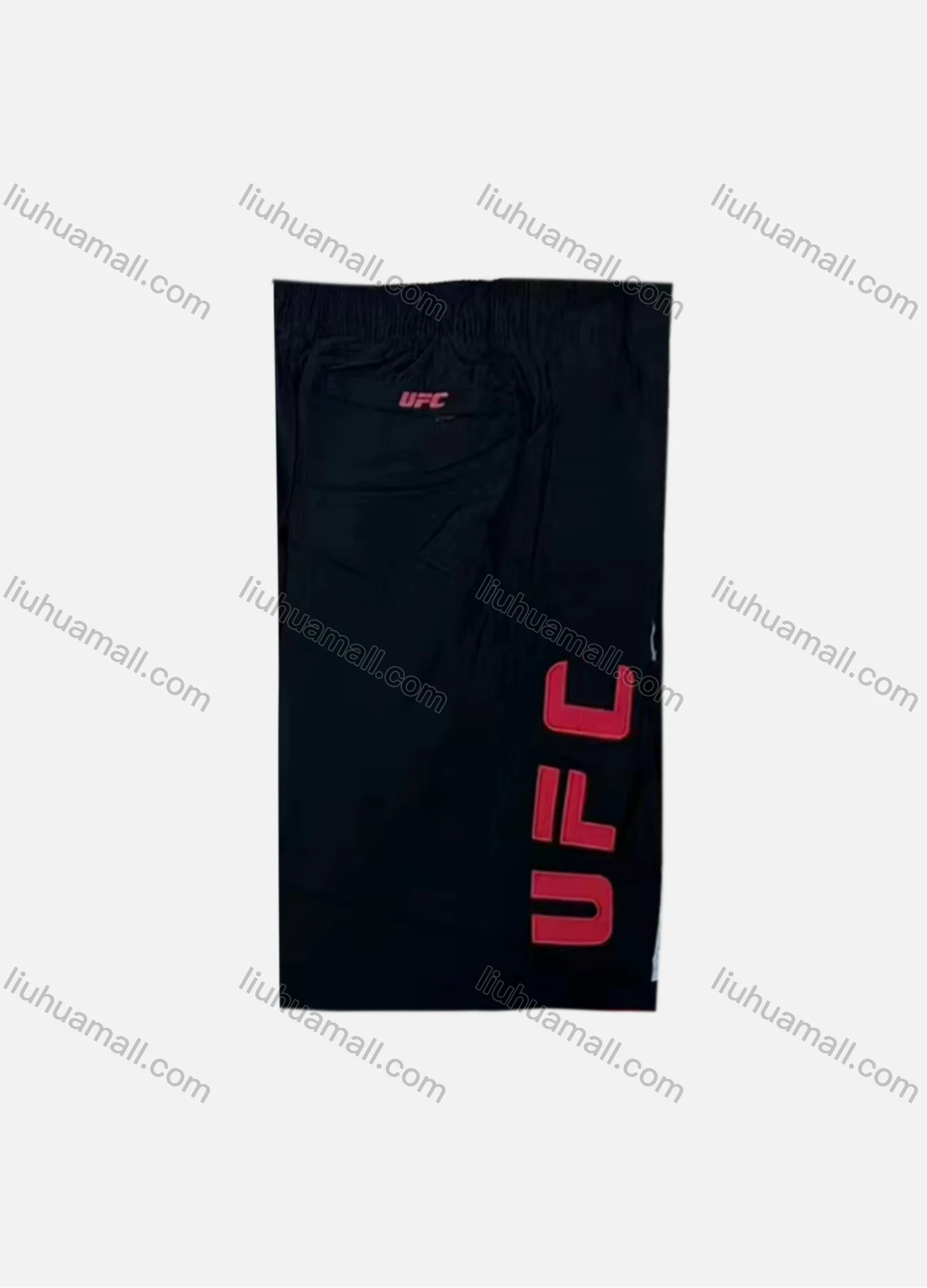 Wholesale Men's Casual Letter Print Drawstring Patch Pocket Elastic Waist Shorts 207# - Liuhuamall