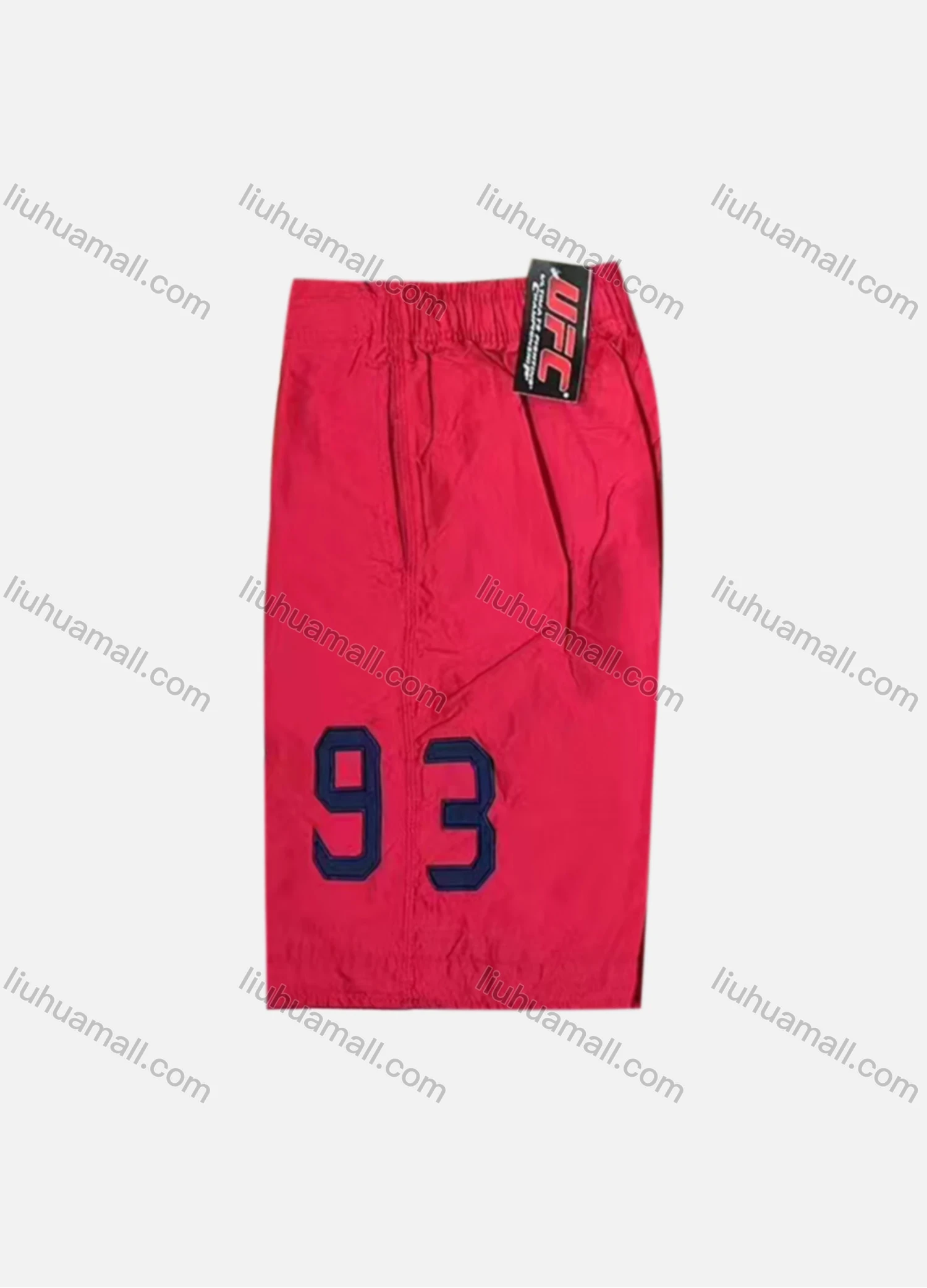 Wholesale Men's Casual Letter Print Drawstring Patch Pocket Elastic Waist Shorts 207# - Liuhuamall