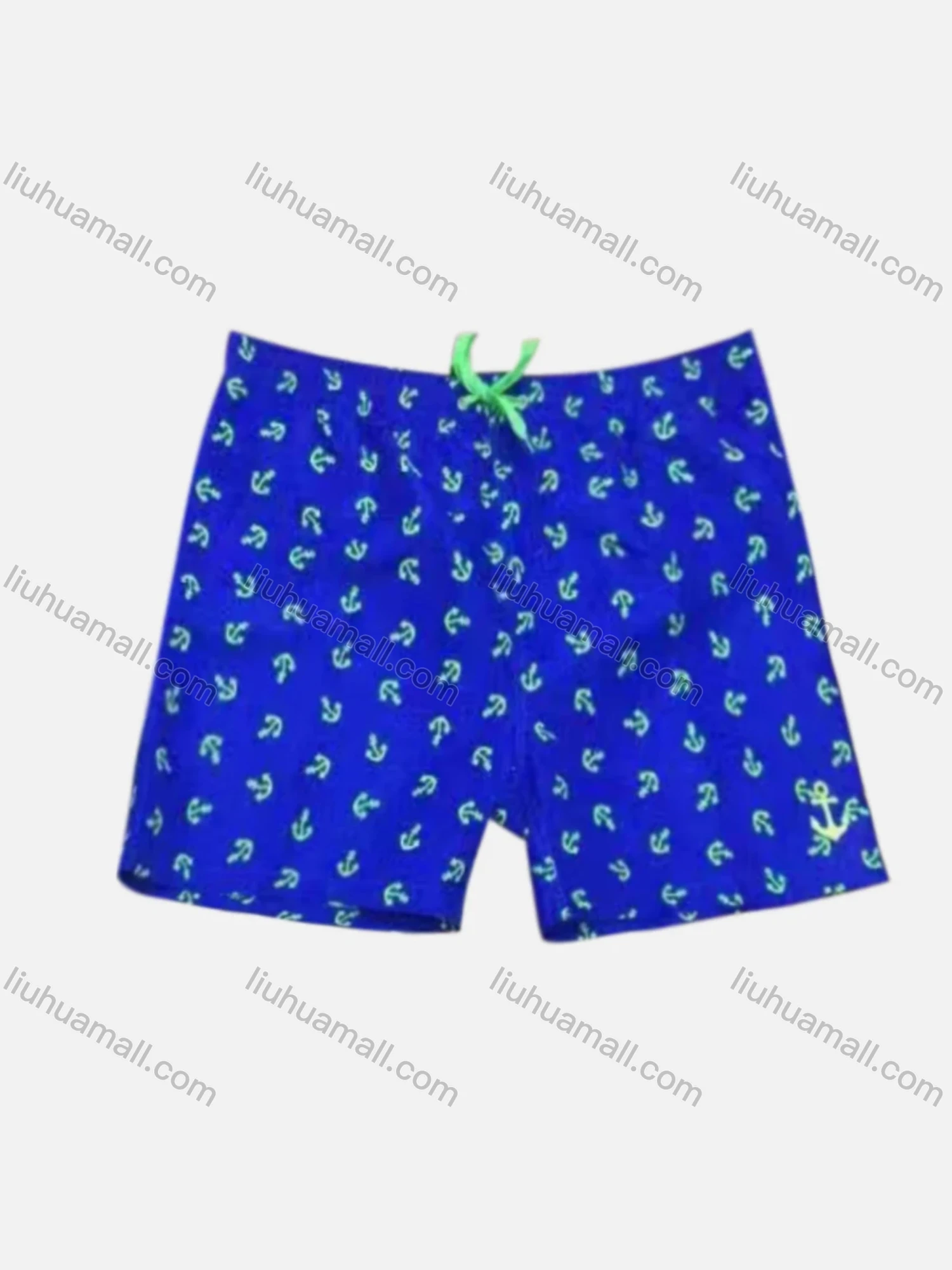 Wholesale Men's Vacation Allover Print Drawstring Beach Shorts 2801# - Liuhuamall